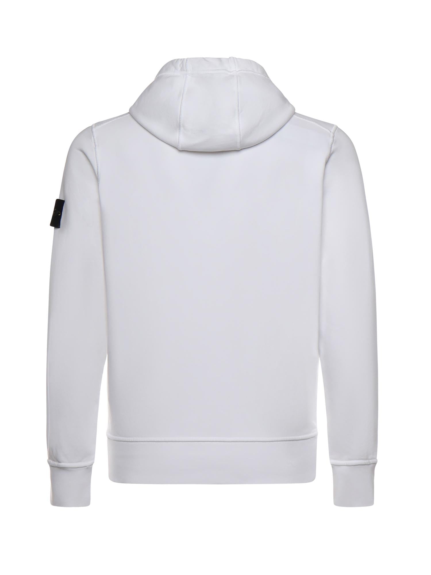 Felpa Con Logo In Cotone Stone island – Гарантія оригінальності – детальний вид
