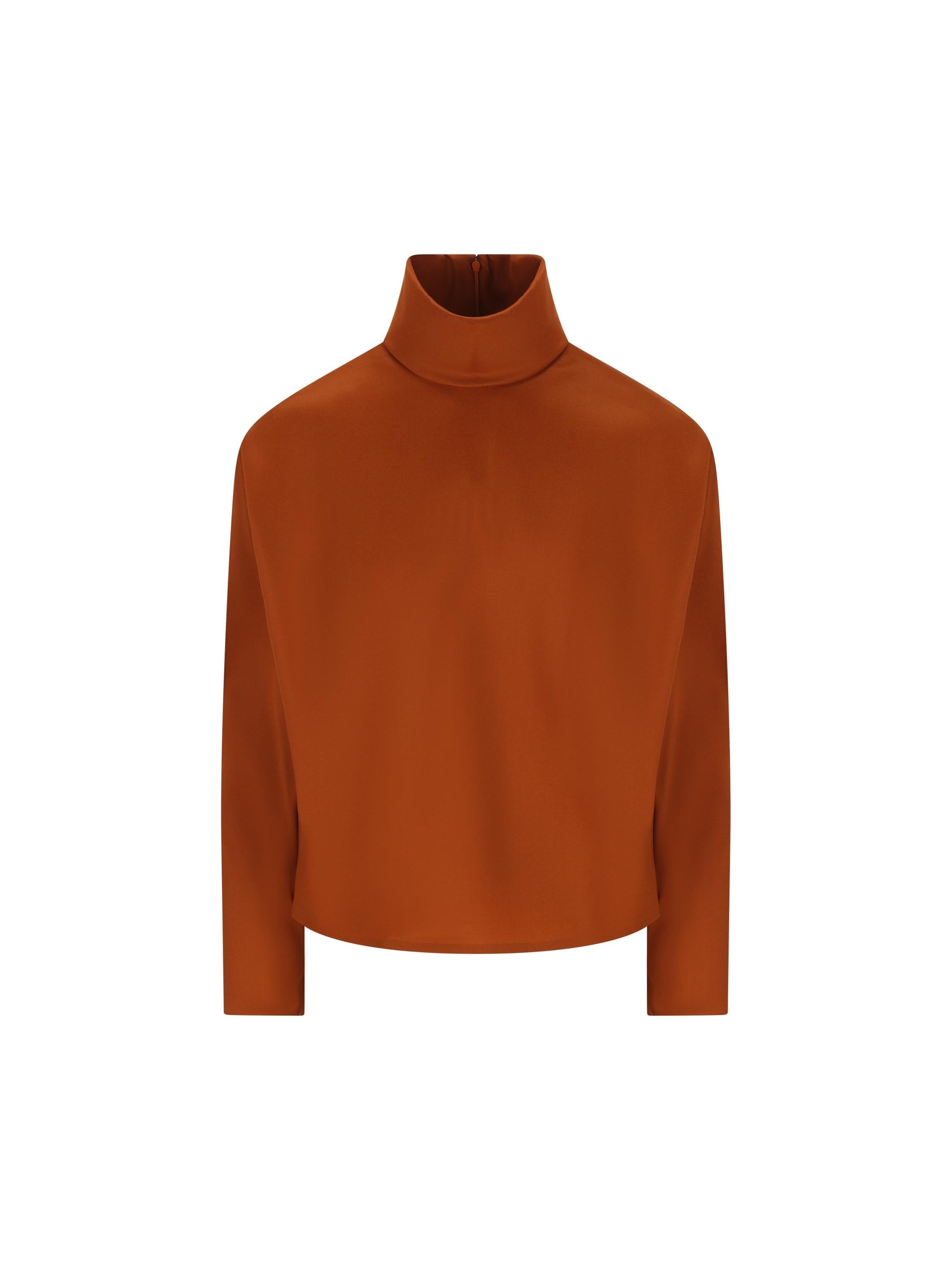 Оригінальна Silk Roll Neck Sweater Saint laurent – боковий вид