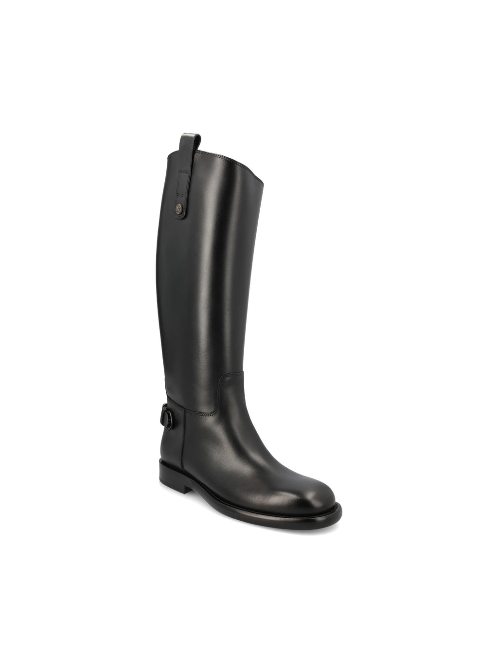 Оригінальна Cavalier Leather Boots Burberry – вид ззаду