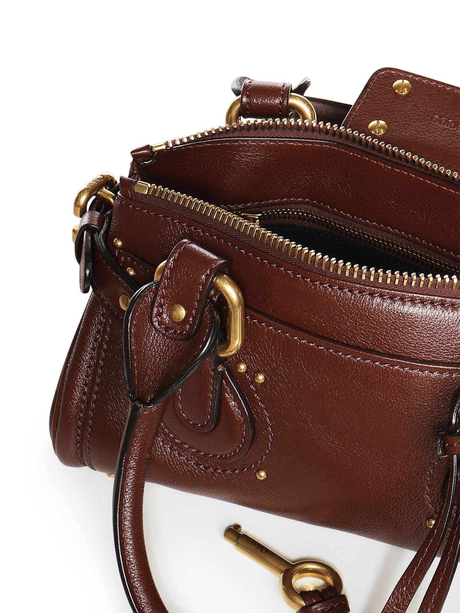 Borsa Paddington Piccola In Pelle Granata Chloe оригінал – Купити в Україні – збільшений вид