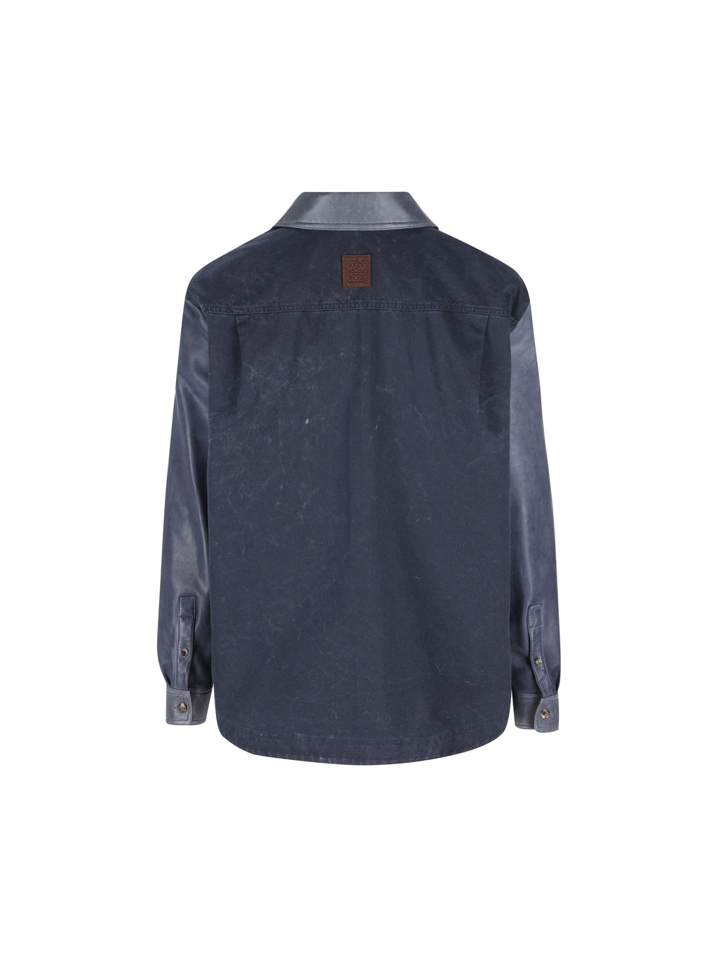 Оригінальна Giacca Camicia In Pelle Loewe – вид ззаду