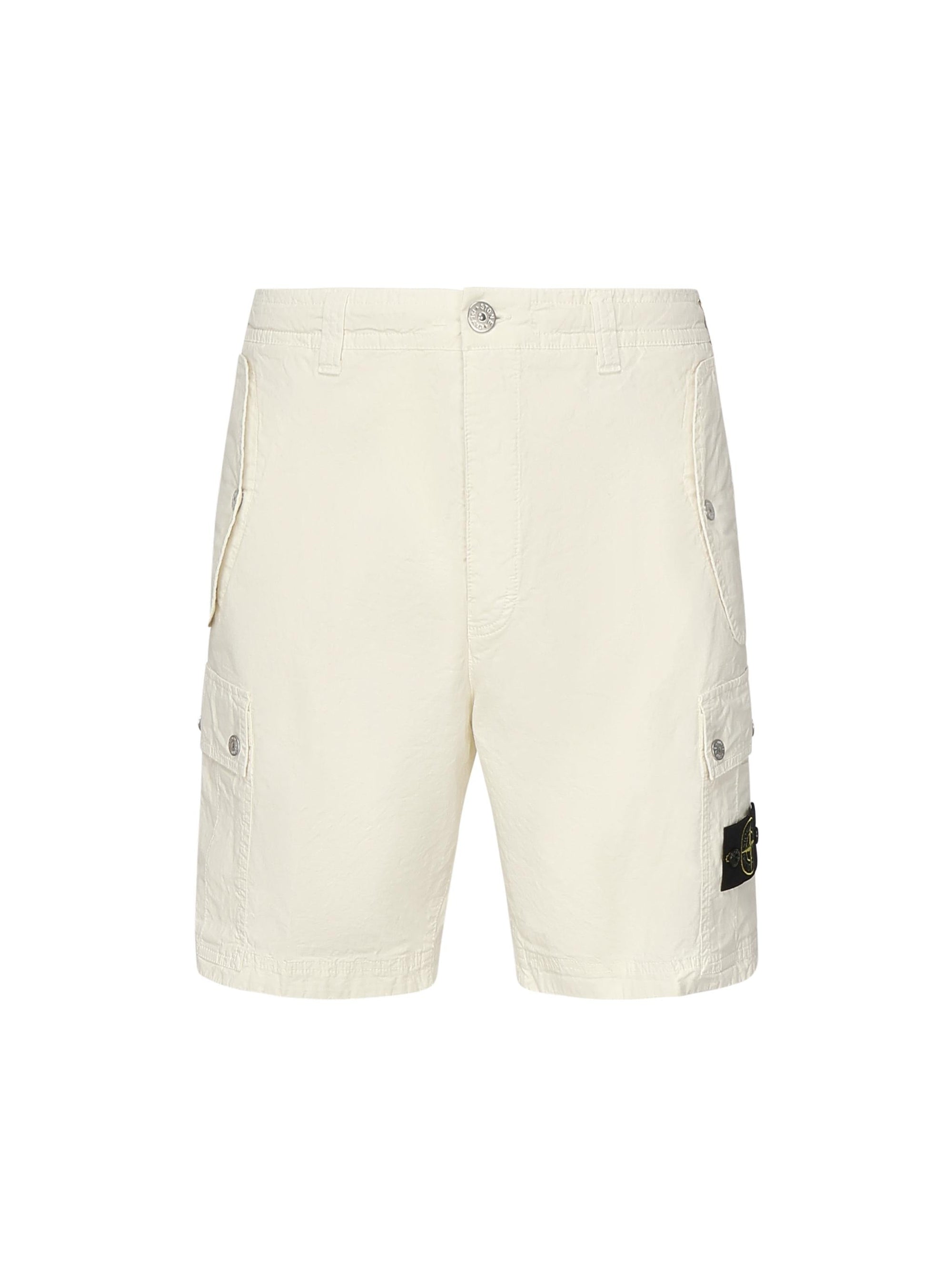Оригінальна Bermuda Cargo Con Patch Logo Stone island – боковий вид