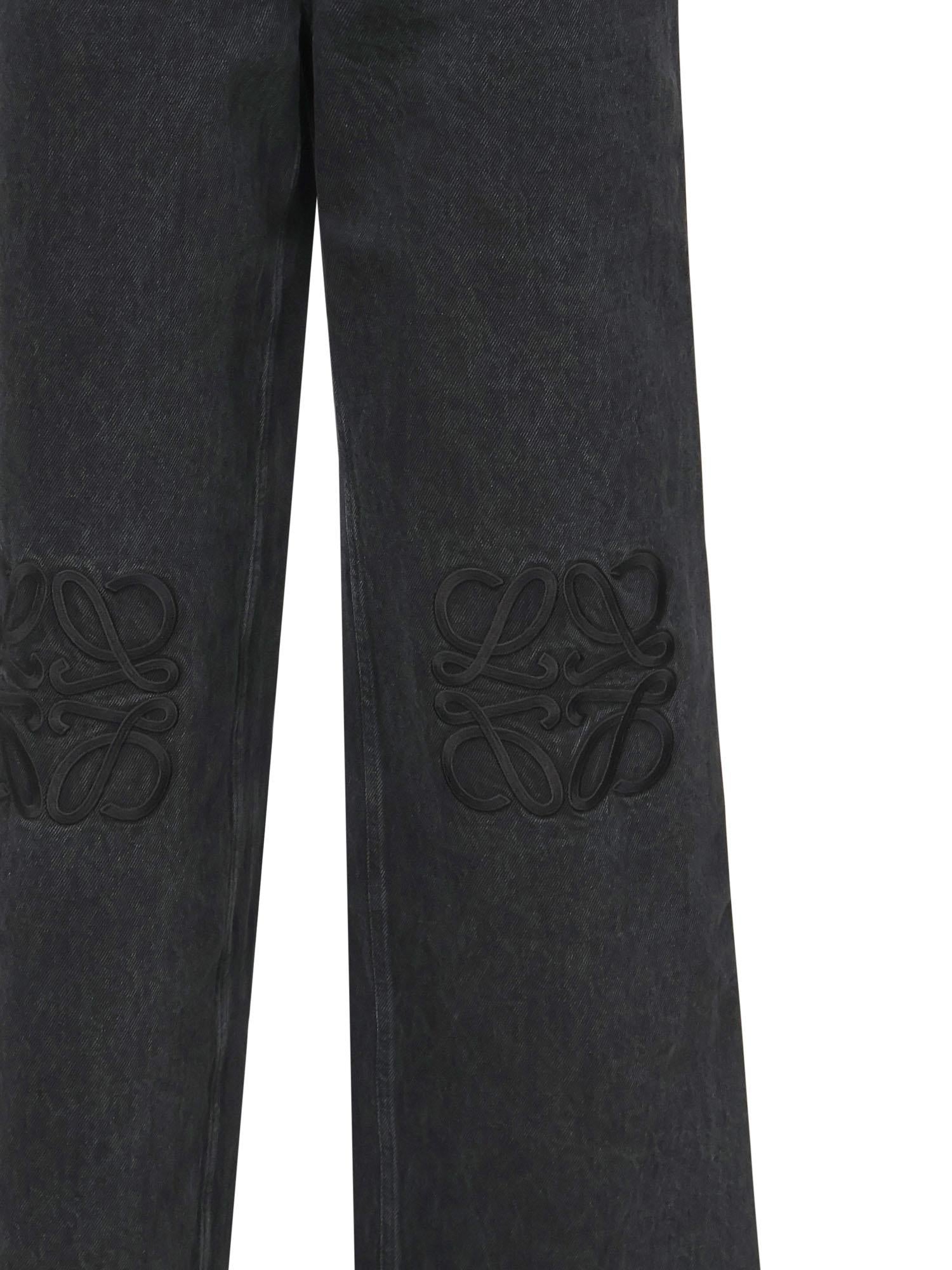 Оригінальна Jeans Baggy Anagram Loewe – вид ззаду