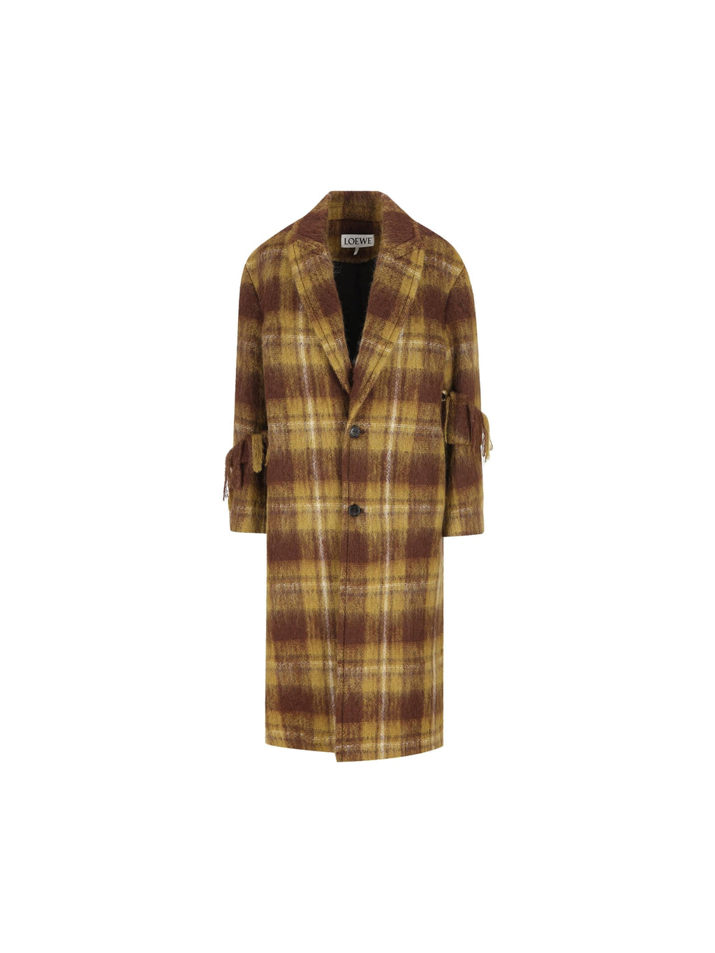 Оригінальна Coat In Mohair And Wool Blend Loewe – боковий вид
