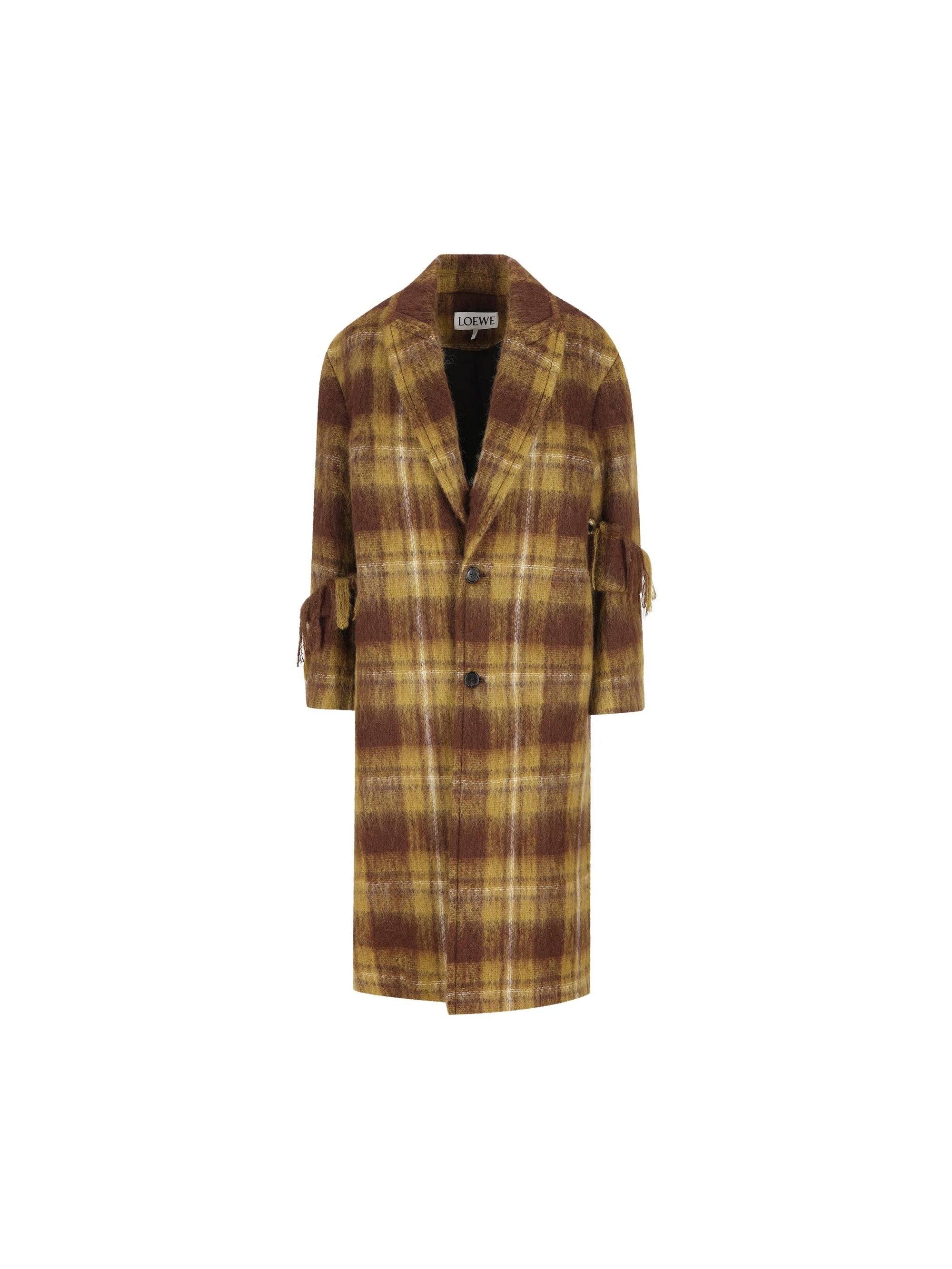 Оригінальна Coat In Mohair And Wool Blend Loewe – боковий вид