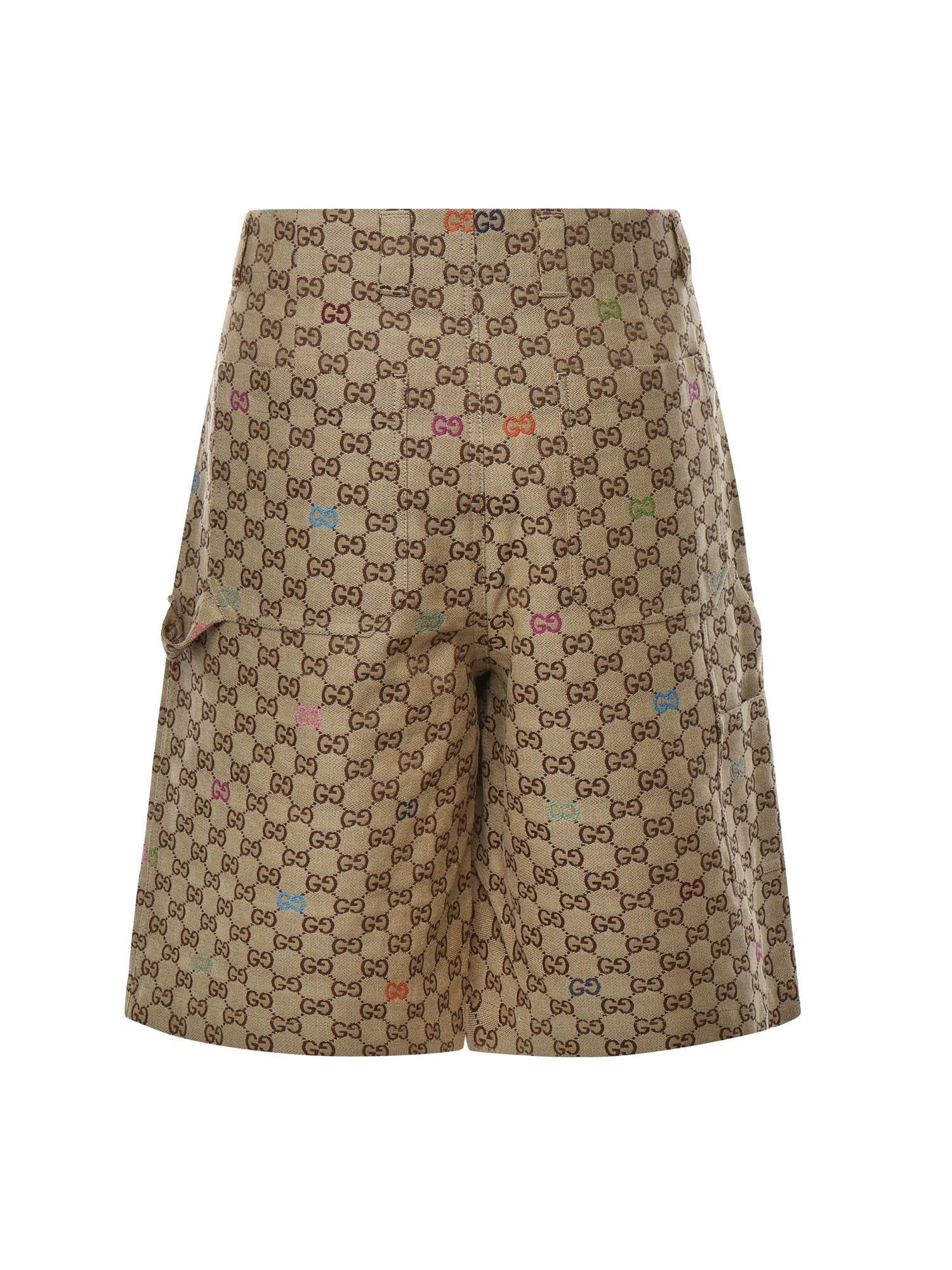 Оригінальна Shorts In Tessuto Gg Gucci – детальний вид