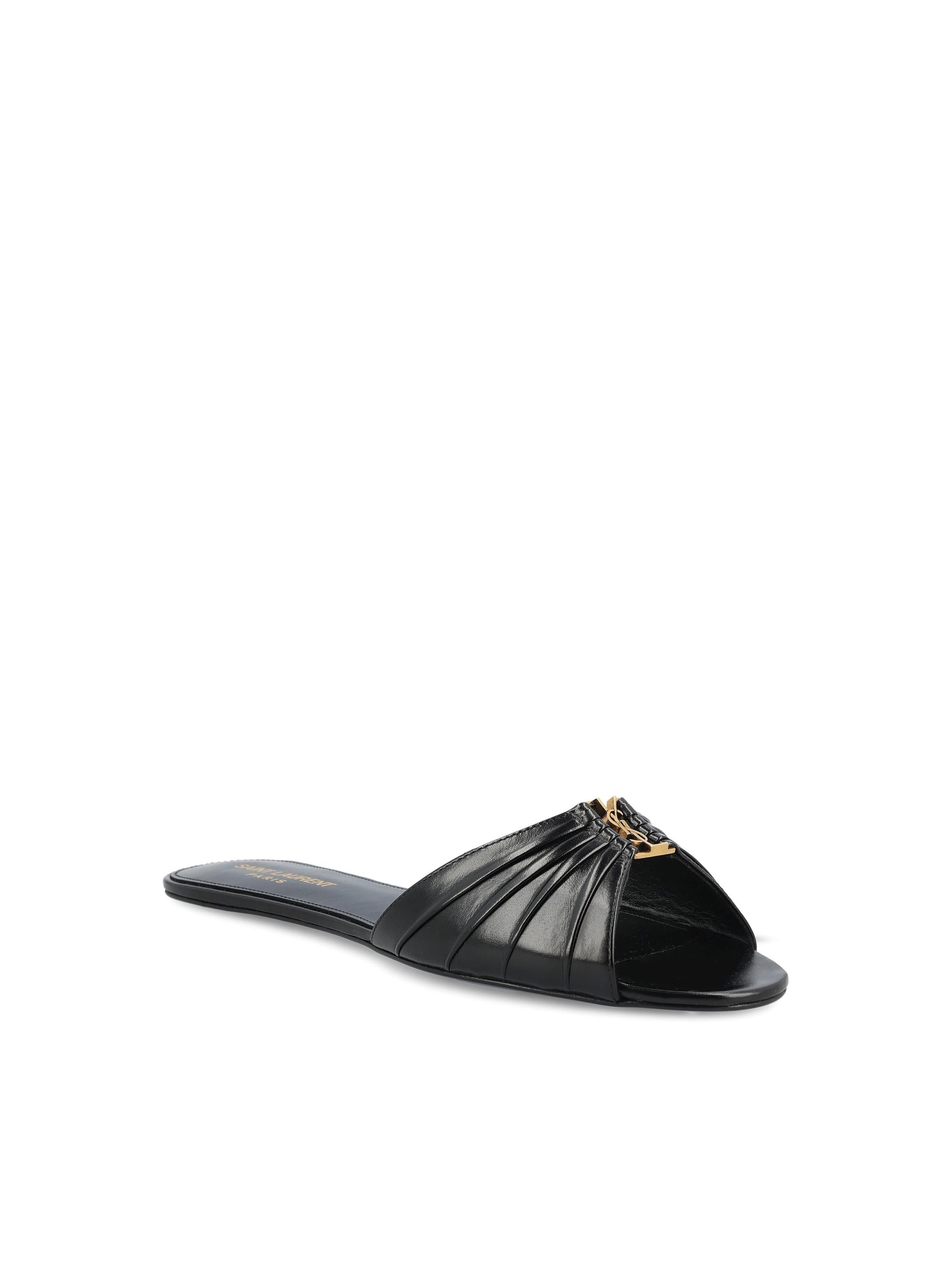 Babylone Suede Sandals Saint laurent – Гарантія оригінальності – вид ззаду