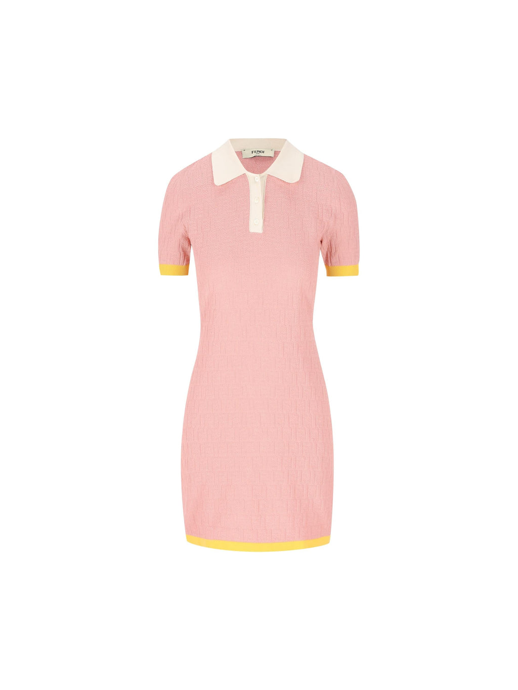 Cotton And Silk Ff Dress Fendi – Гарантія оригінальності – боковий вид