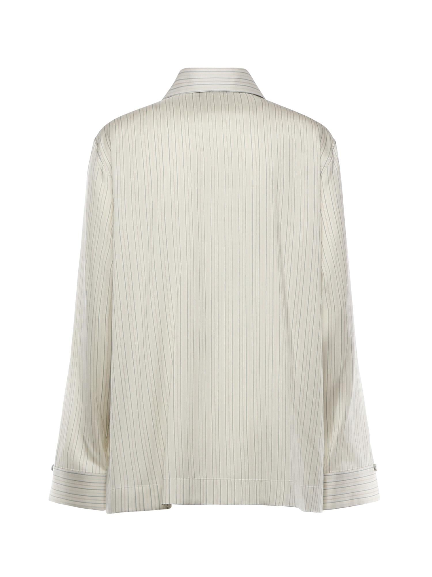 Оригінальна Camicia In Seta A Righe Fendi – детальний вид