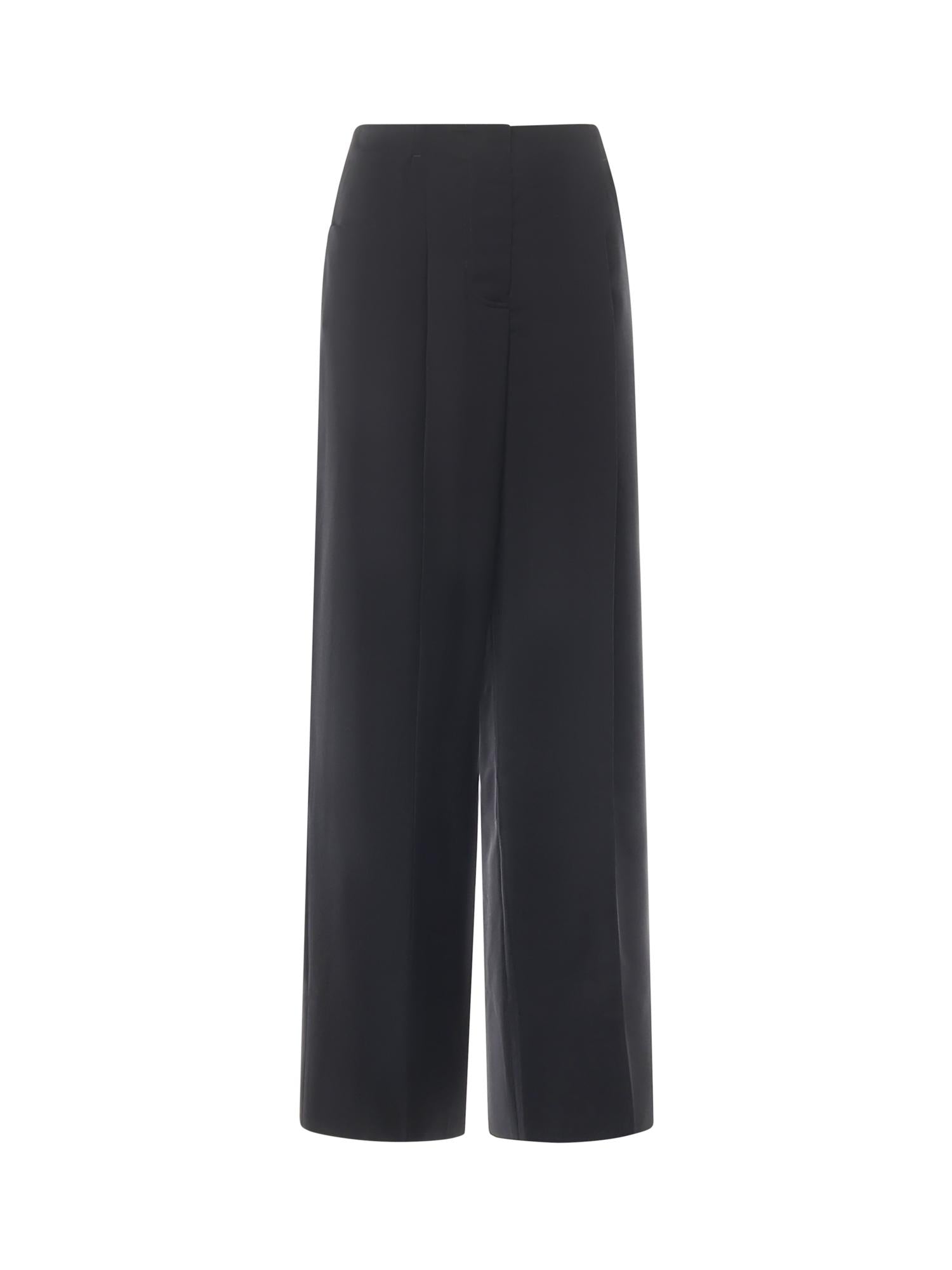 Оригінальна Pantaloni Wide Leg In Lana E Mohair Fendi – боковий вид
