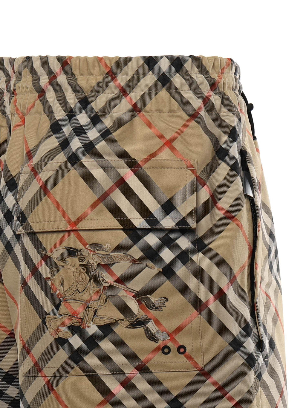 Оригінальна Shorts Check Burberry – вид ззаду