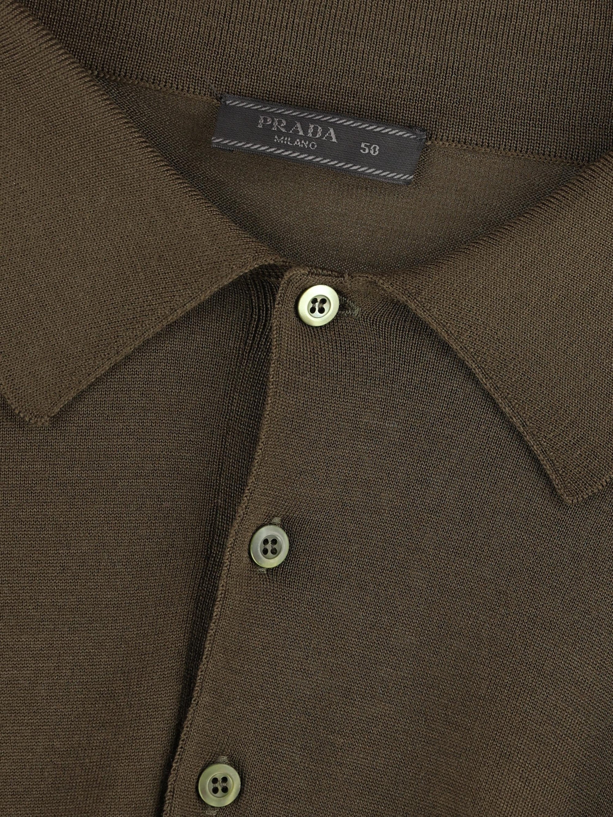 Polo In Lana Vergine Prada – Гарантія оригінальності – збільшений вид