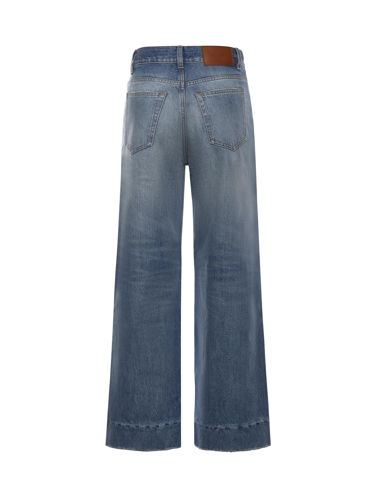Jeans Cropped In Denim Chloe – Гарантія оригінальності – детальний вид