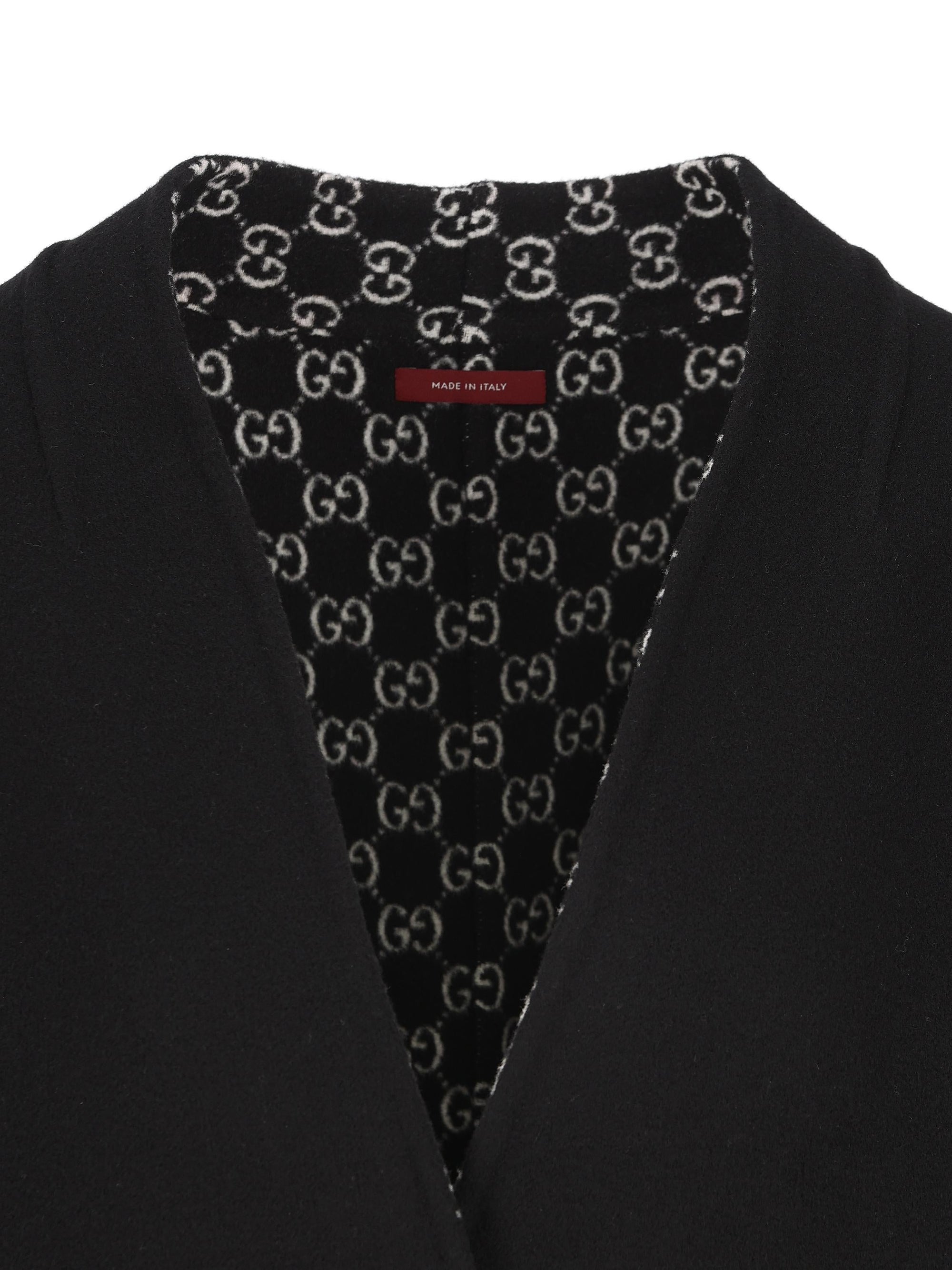 Оригінальна Cappotto Reversibile In Lana E Seta Gucci – детальний вид