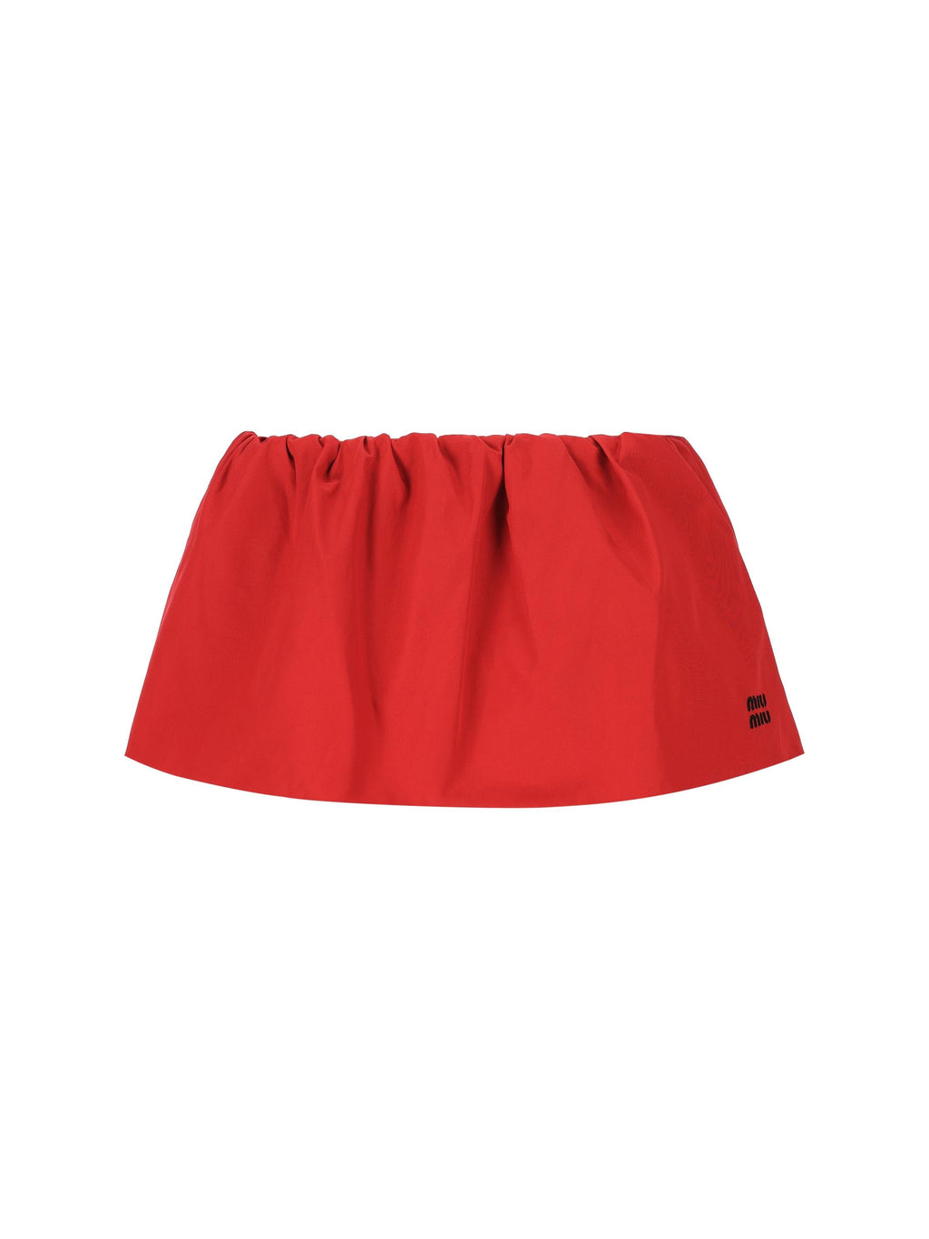Оригінальна Mini Skirt In Poplin Miu miu – боковий вид