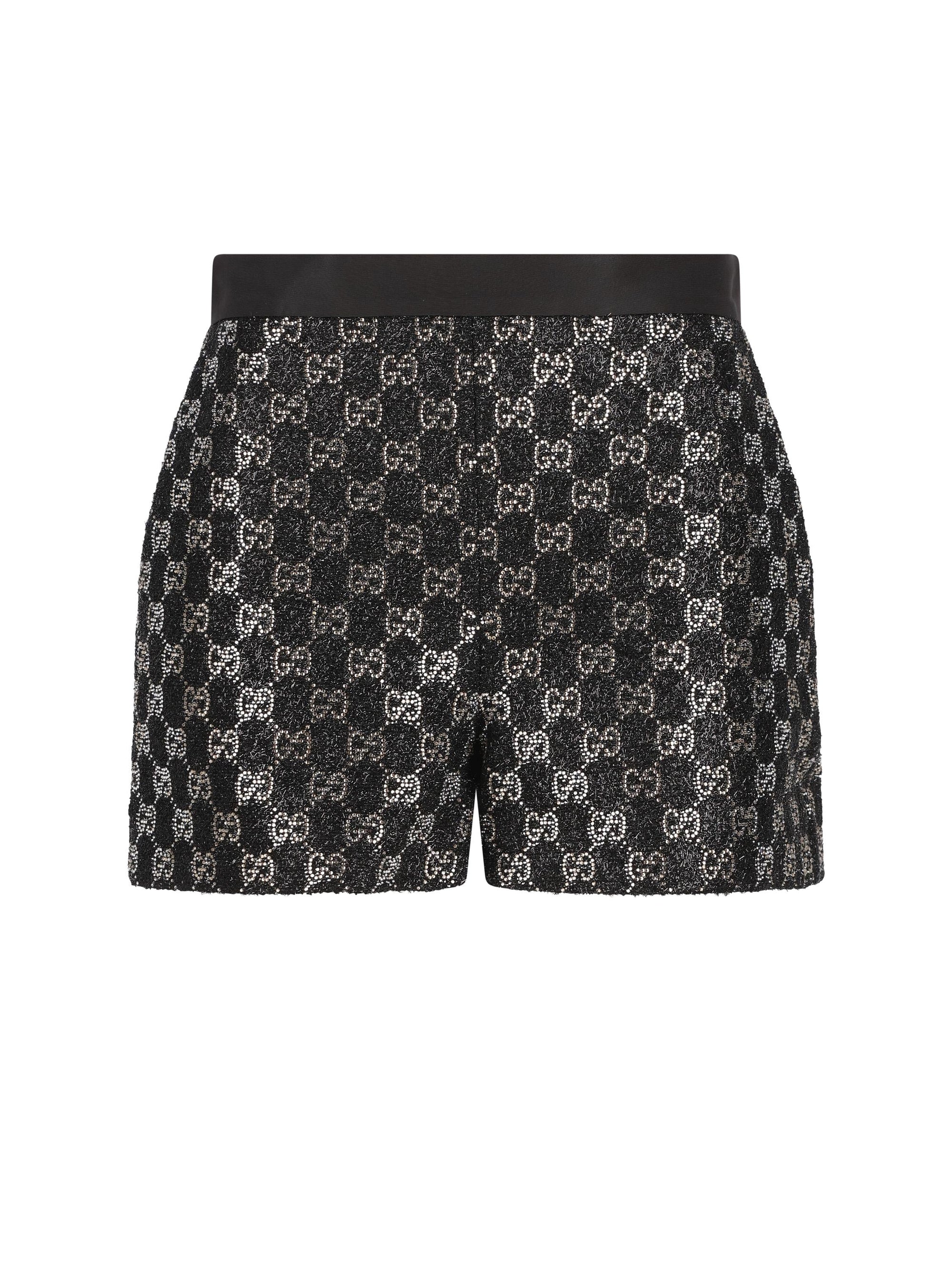 Wool Tweed Shorts With Lamé Finish Gucci оригінал – Купити в Україні – боковий вид