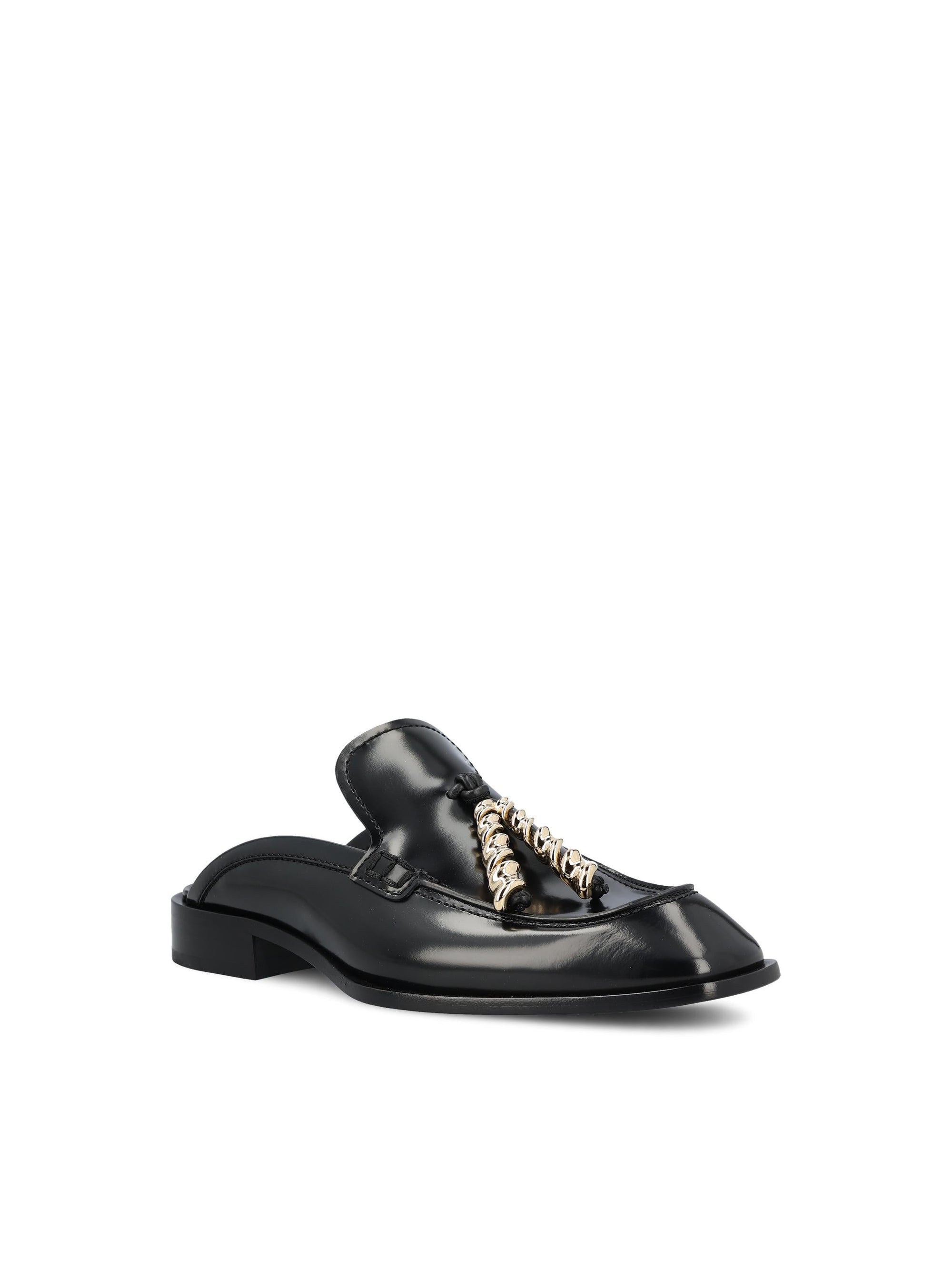 Leather Calfskin Mule Loafers Loewe оригінал – Купити в Україні – вид ззаду