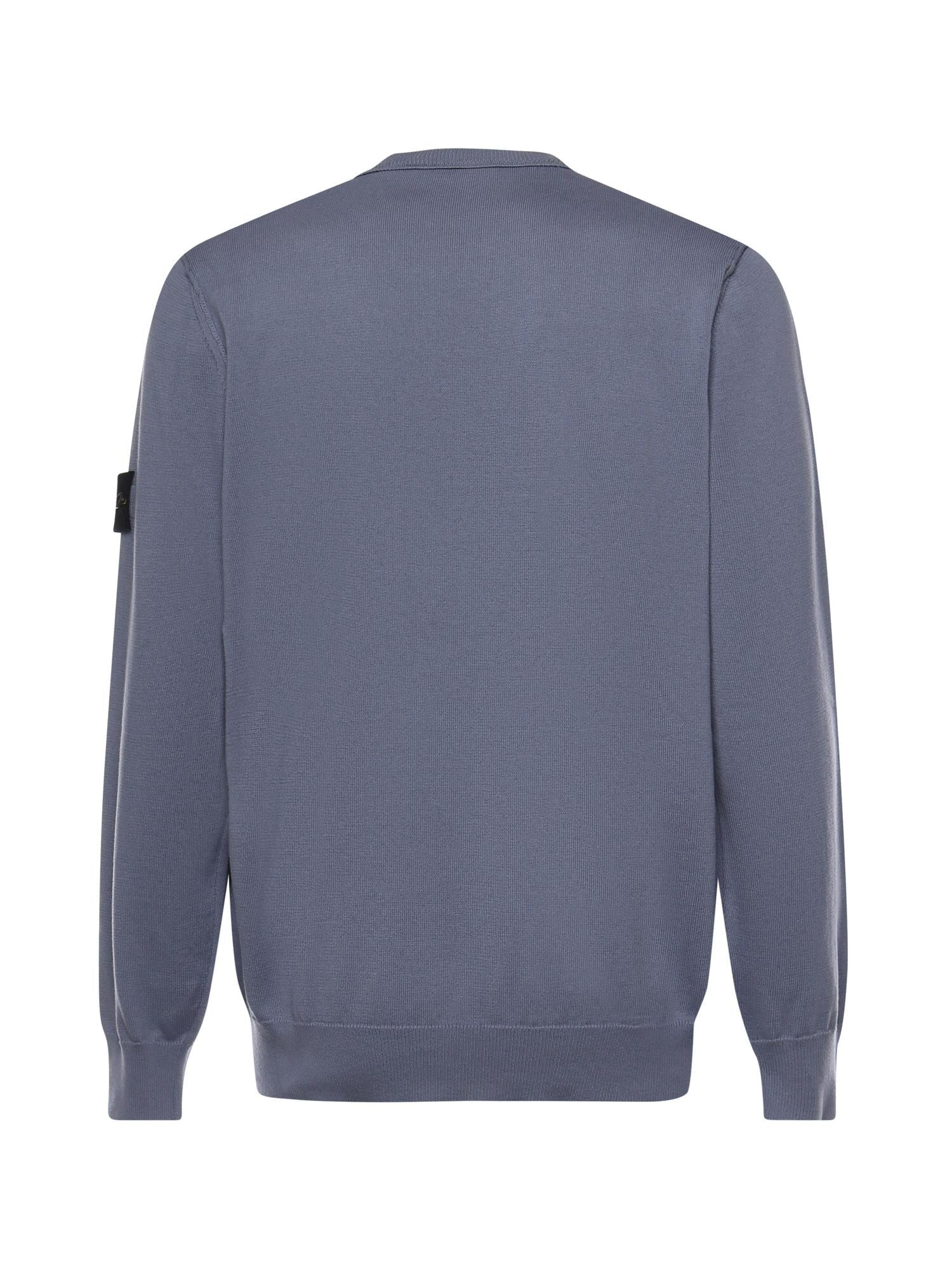 Оригінальна Maglione In Cotone Con Logo Stone island – детальний вид