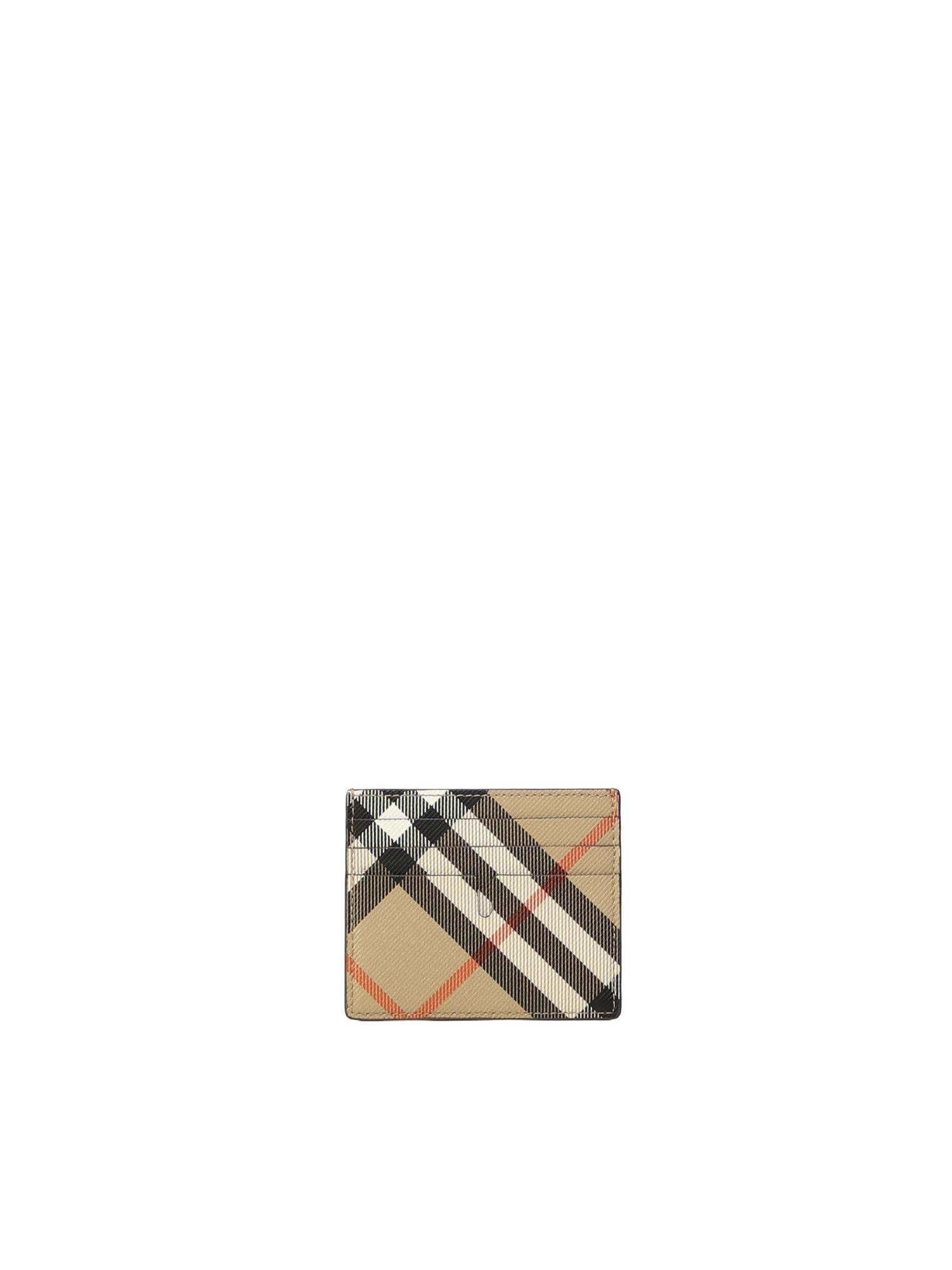 Оригінальна Porta Carte DI Credito Check Burberry – детальний вид