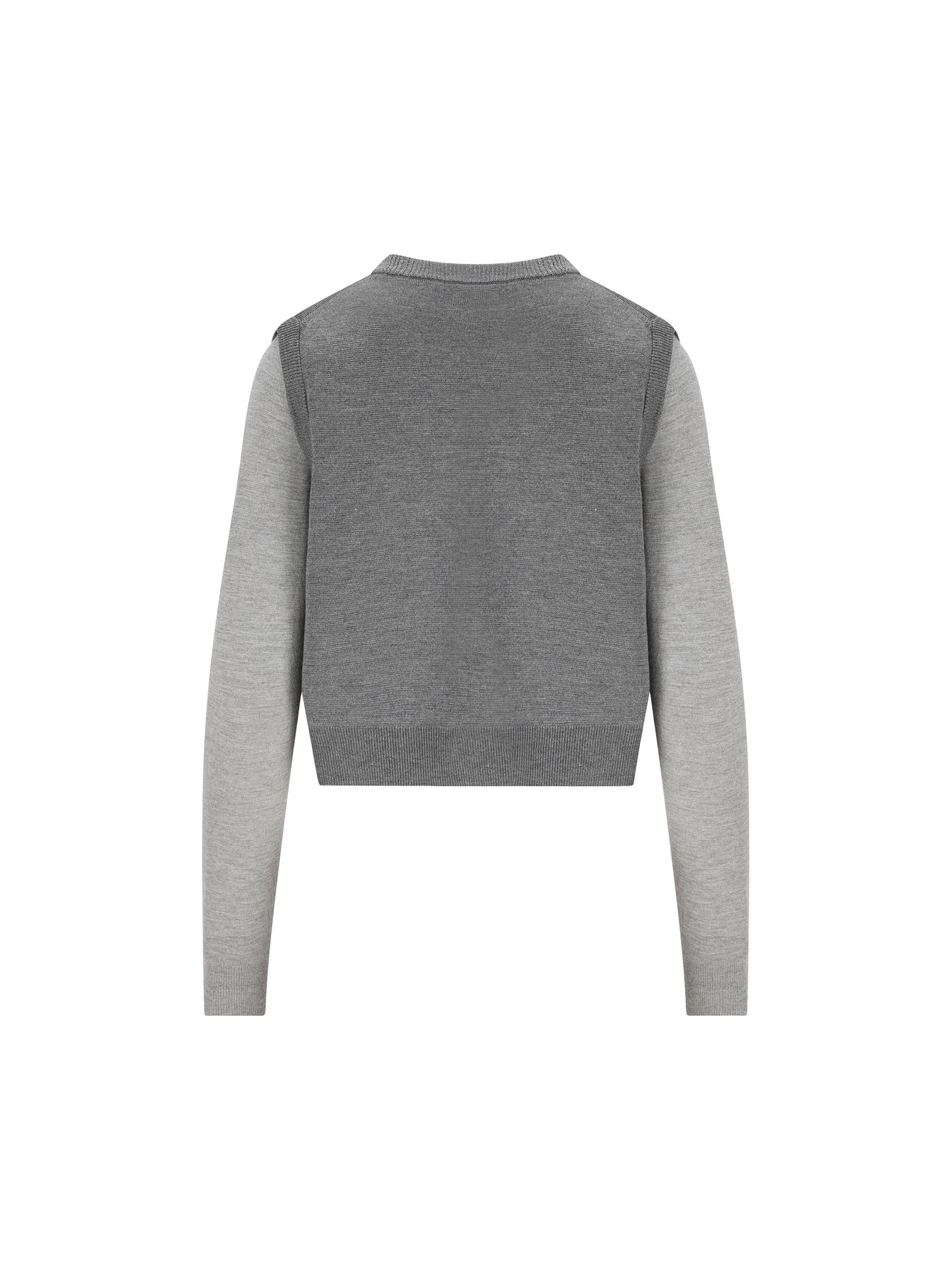 Top In Wool And Silk Gucci – Гарантія оригінальності – вид ззаду