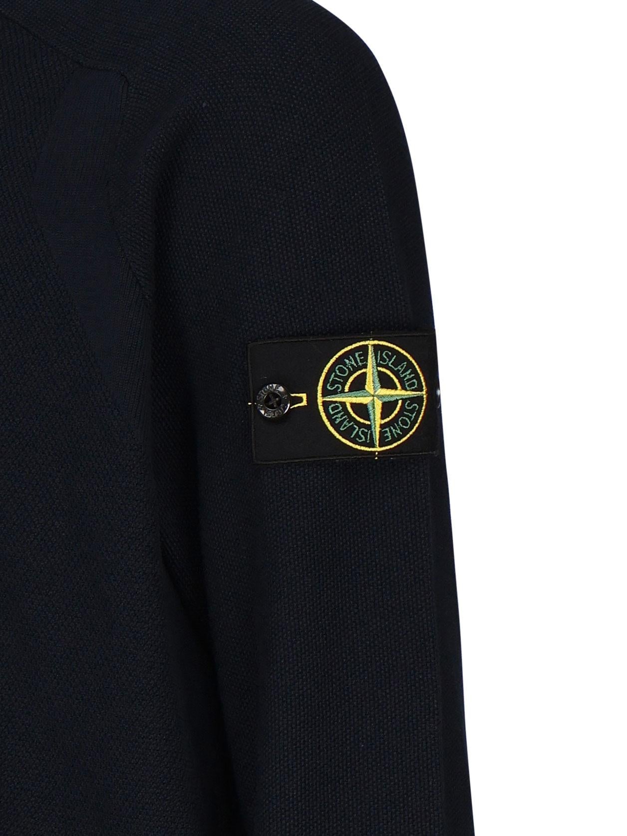 Maglione Girocollo Con Costine Stone island оригінал – Купити в Україні – вид ззаду