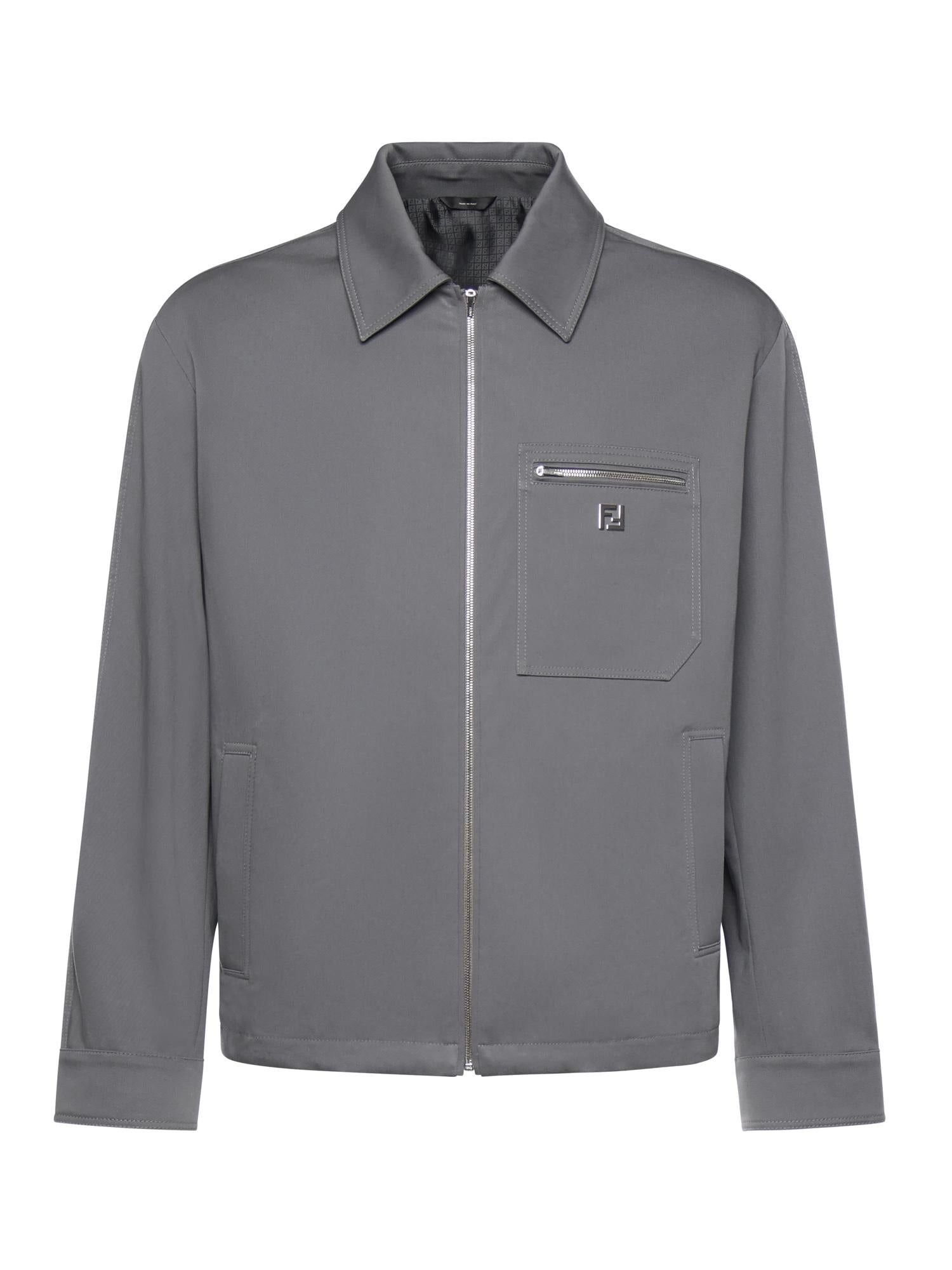 Blouson In Gabardine Stretch Fendi оригінал – Купити в Україні – боковий вид