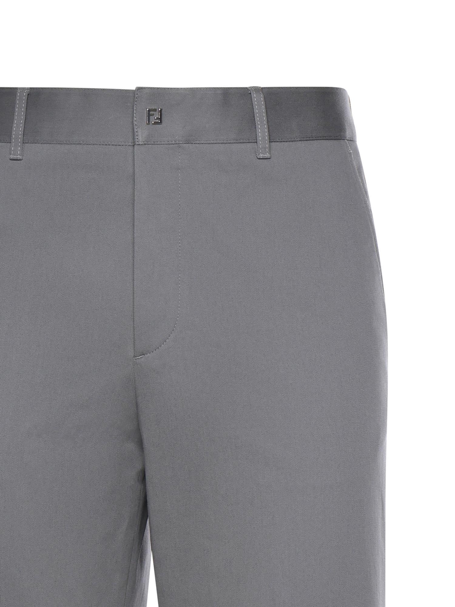 Pantaloni In Gabardine Fendi – Гарантія оригінальності – вид ззаду