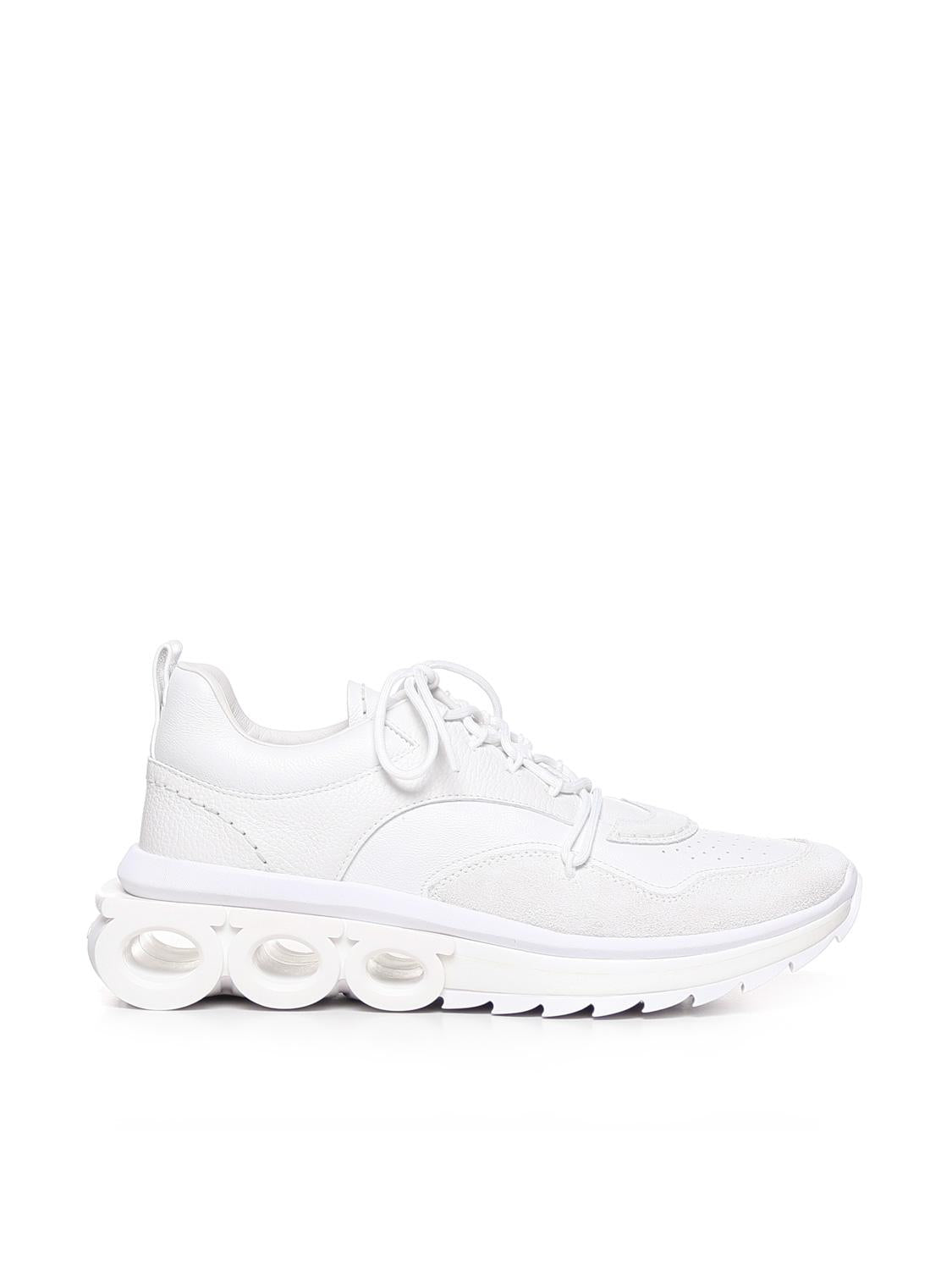 Оригінальна Sneakers Con Placca Gancini Salvatore ferragamo – боковий вид