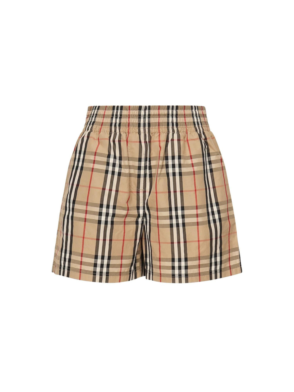 Shorts In Cotone Check Burberry оригінал – Купити в Україні – боковий вид