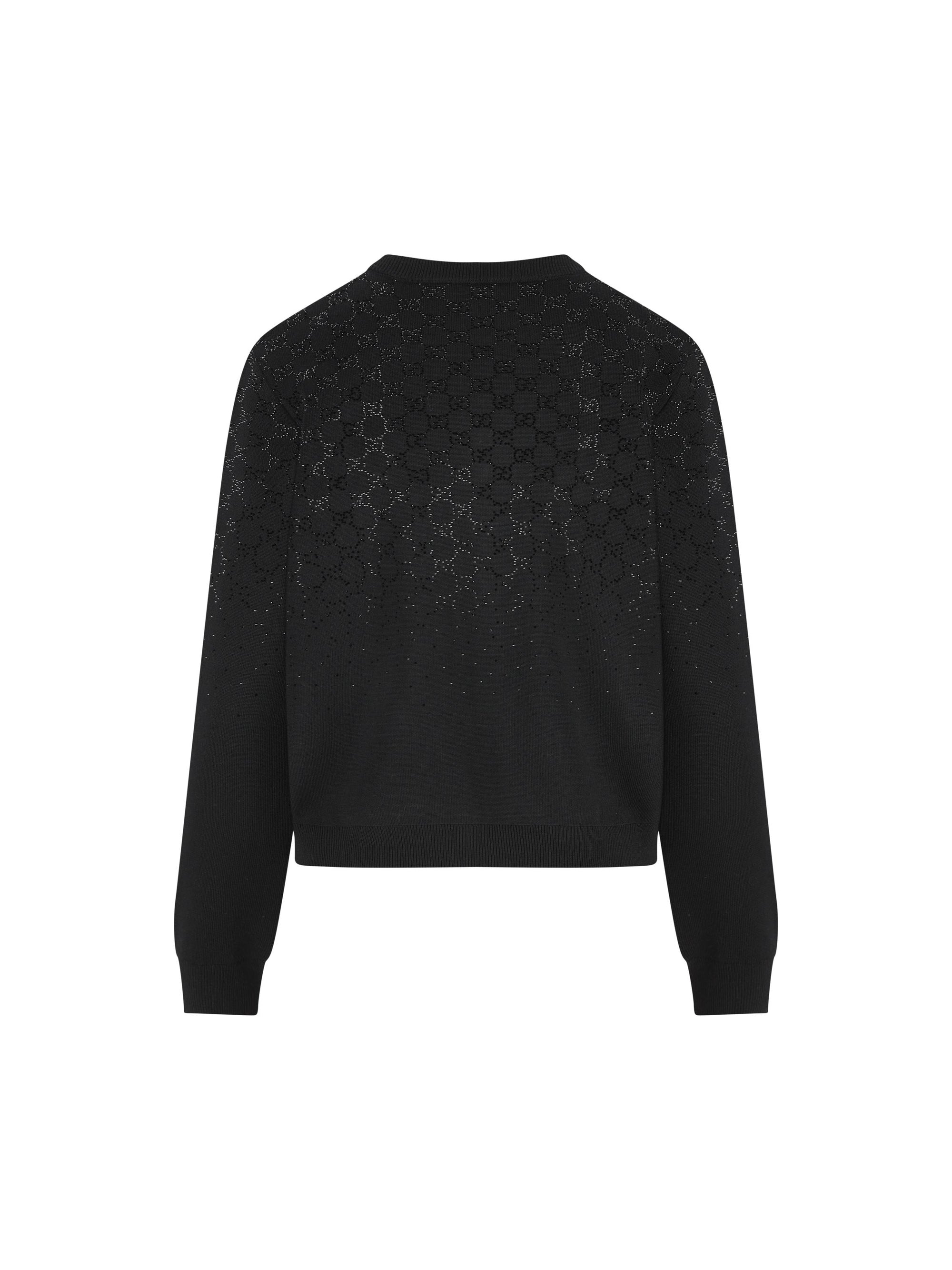 Cardigan In Lana Gg Gucci – Гарантія оригінальності – вид ззаду