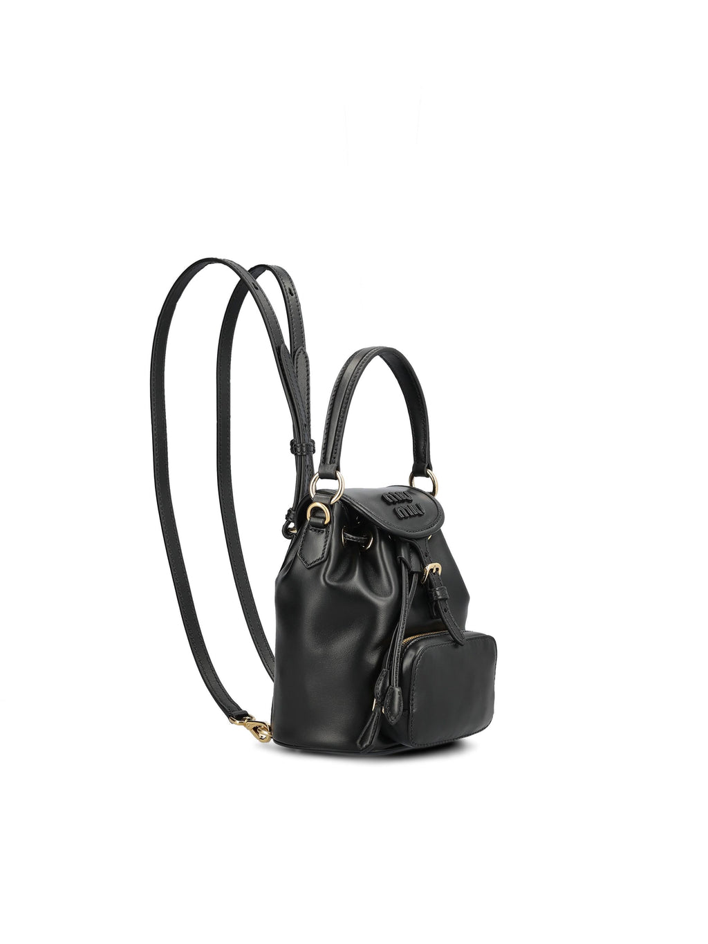 Mini Leather Backpack Miu miu – Гарантія оригінальності – детальний вид