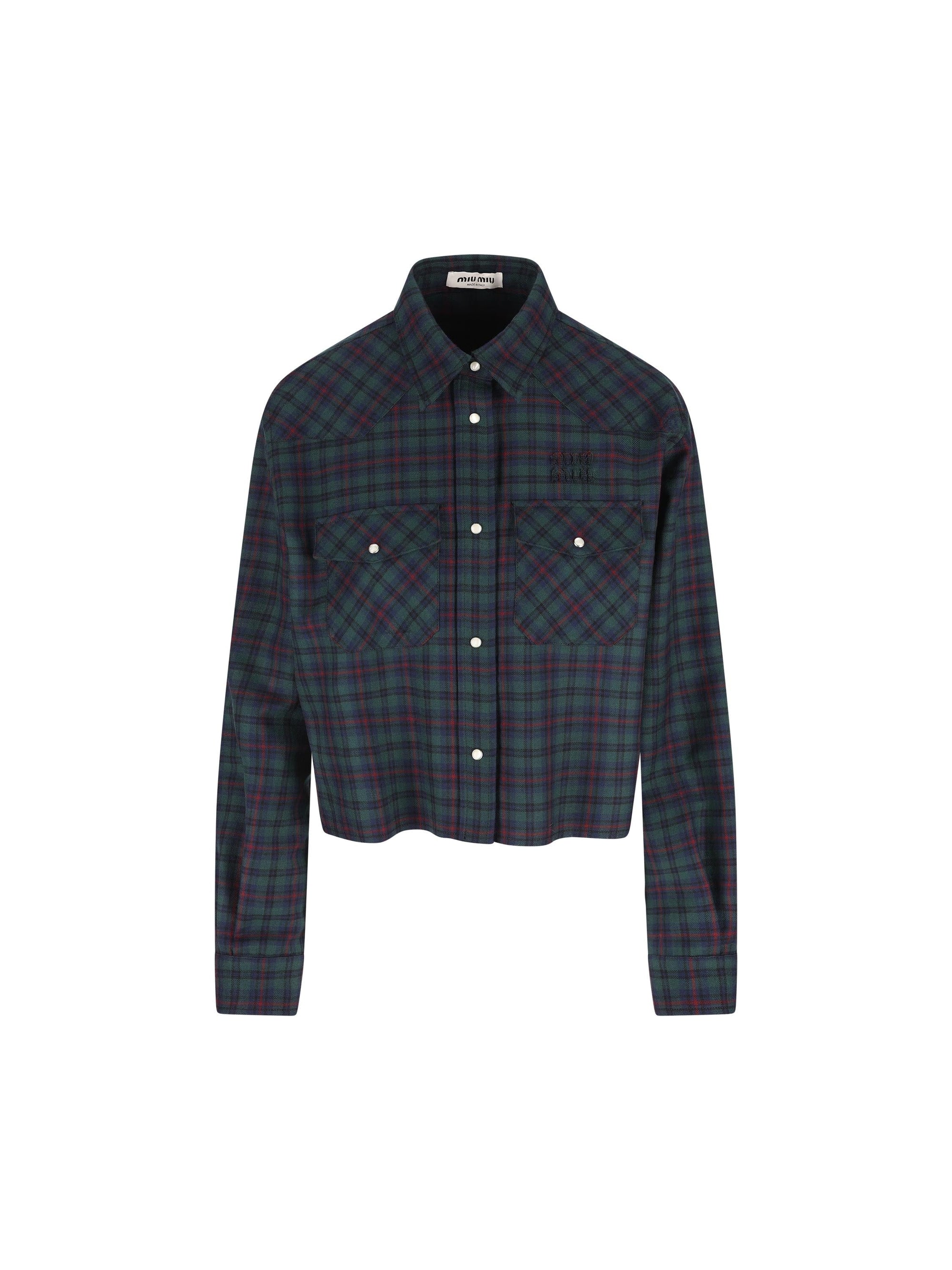Wool Shirt Miu miu оригінал – Купити в Україні – боковий вид