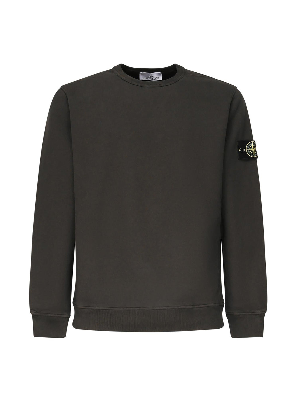 Оригінальна Felpa Girocollo Con Logo Stone island – боковий вид