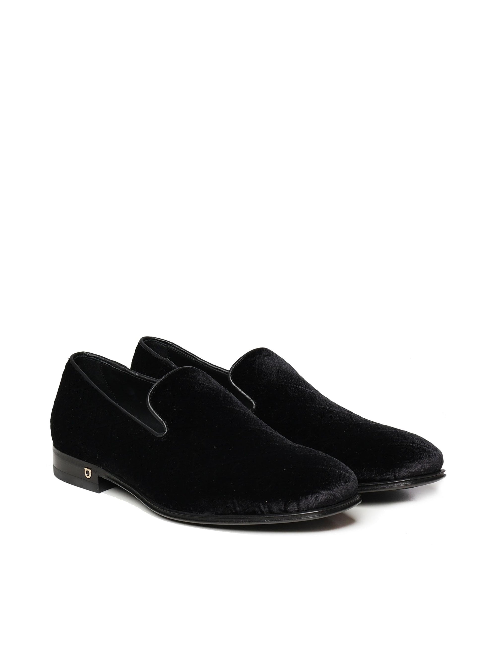Оригінальна Mocassini In Velluto Salvatore ferragamo – вид ззаду