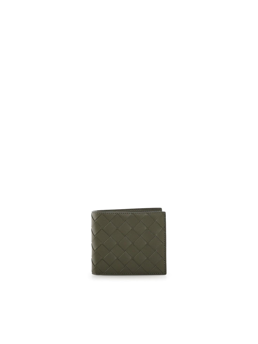 Оригінальна Portafoglio Intrecciato Bi-Fold Bottega veneta – боковий вид