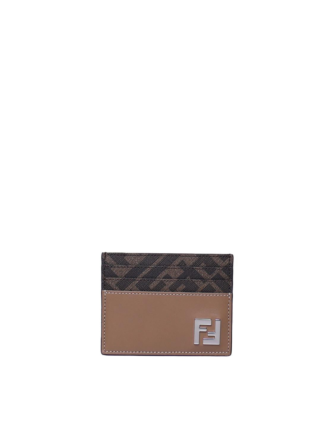 Portacarte Ff Squared Fendi – Гарантія оригінальності – боковий вид