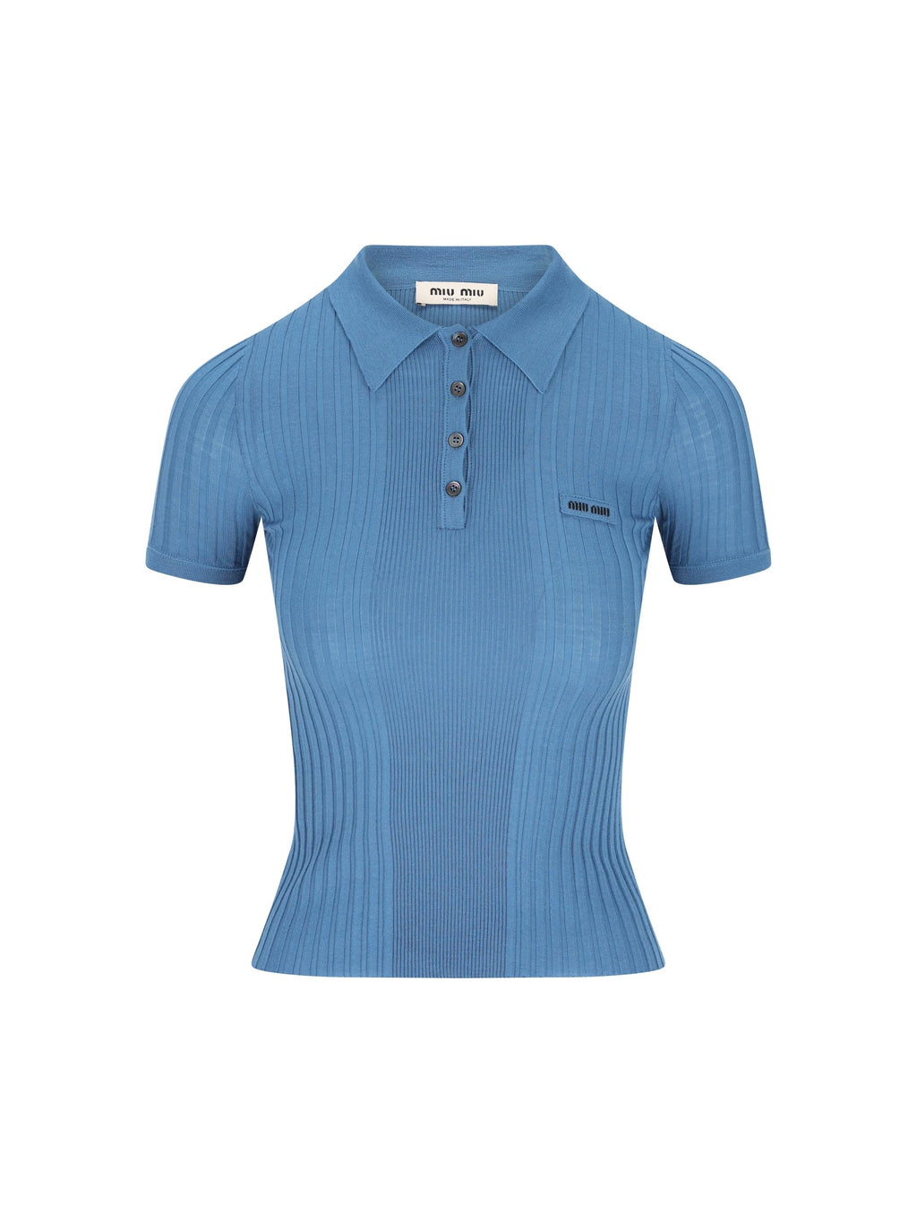 Wool Polo Miu miu – Гарантія оригінальності – боковий вид