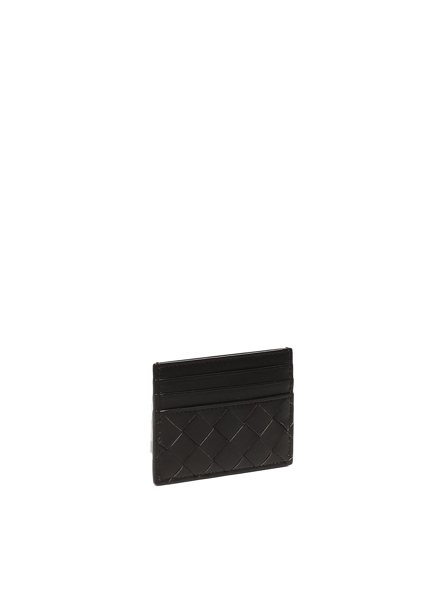 Porta Carte Intrecciato Bottega veneta оригінал – Купити в Україні – вид ззаду