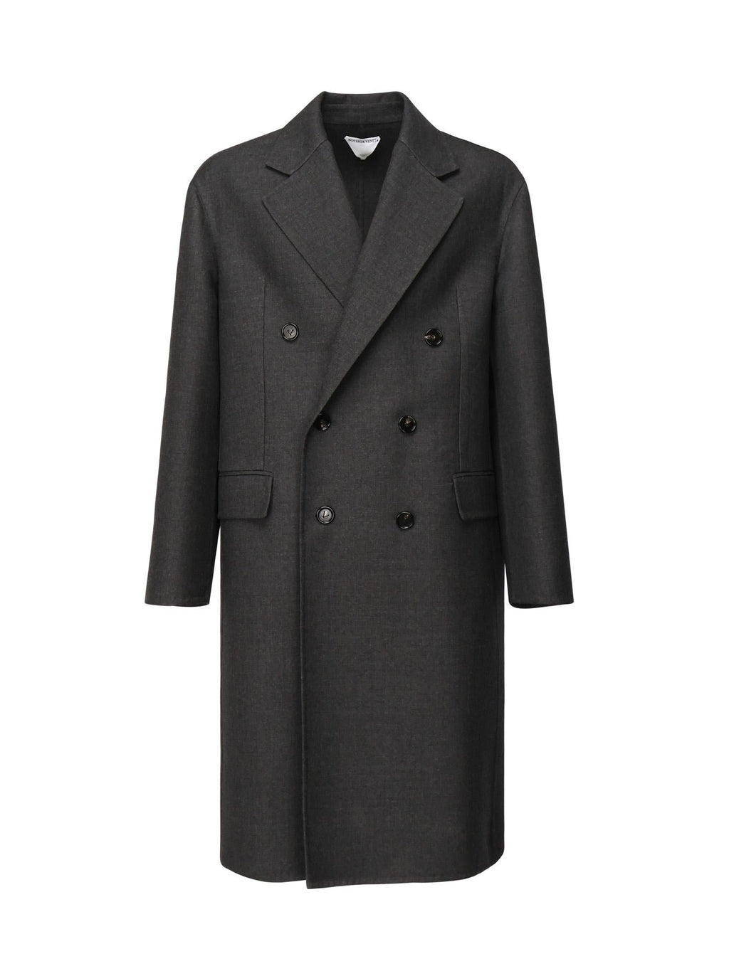 Cappotto In Lana Doppiata Bottega veneta – Гарантія оригінальності – боковий вид