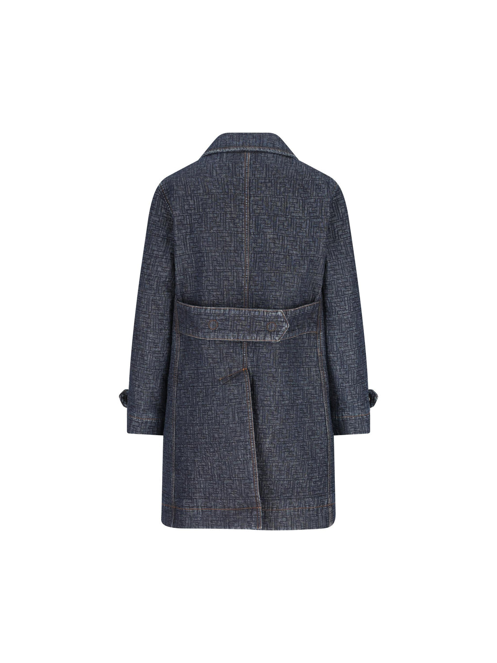 Giacca In Denim Ff Fendi – Гарантія оригінальності – вид ззаду