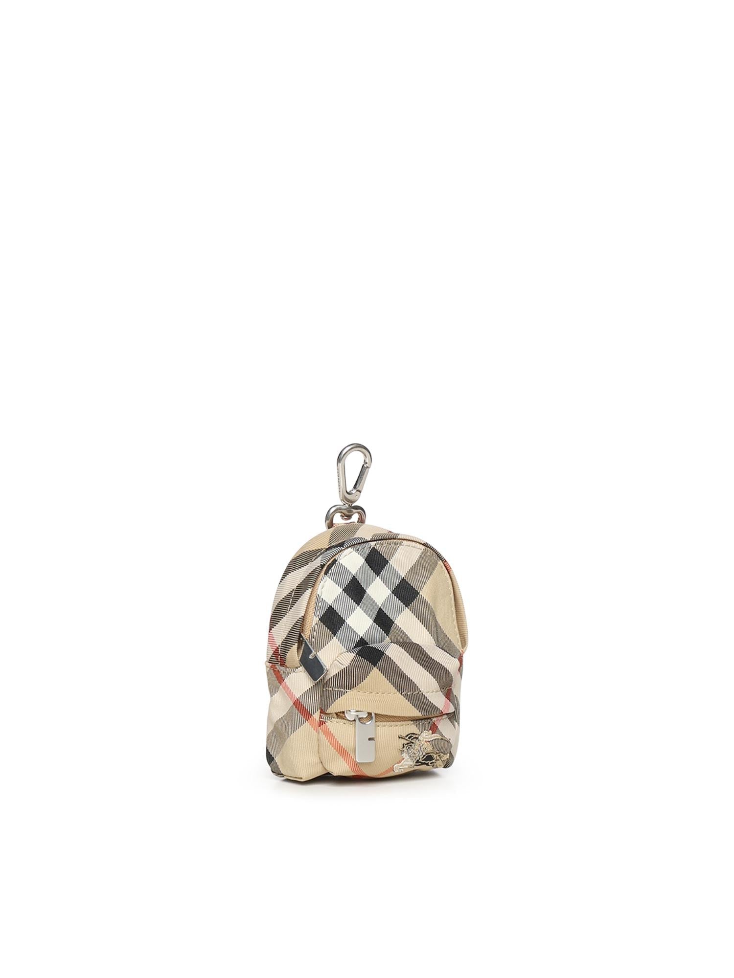 Charm Zaino Check Burberry оригінал – Купити в Україні – вид ззаду