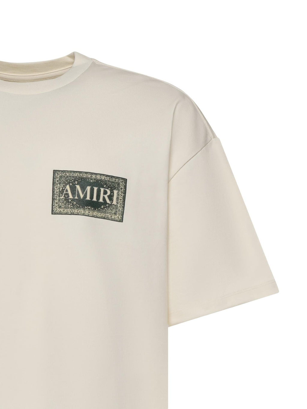 Оригінальна T-Shirt Chateau Crest In Cotone Amiri – вид ззаду