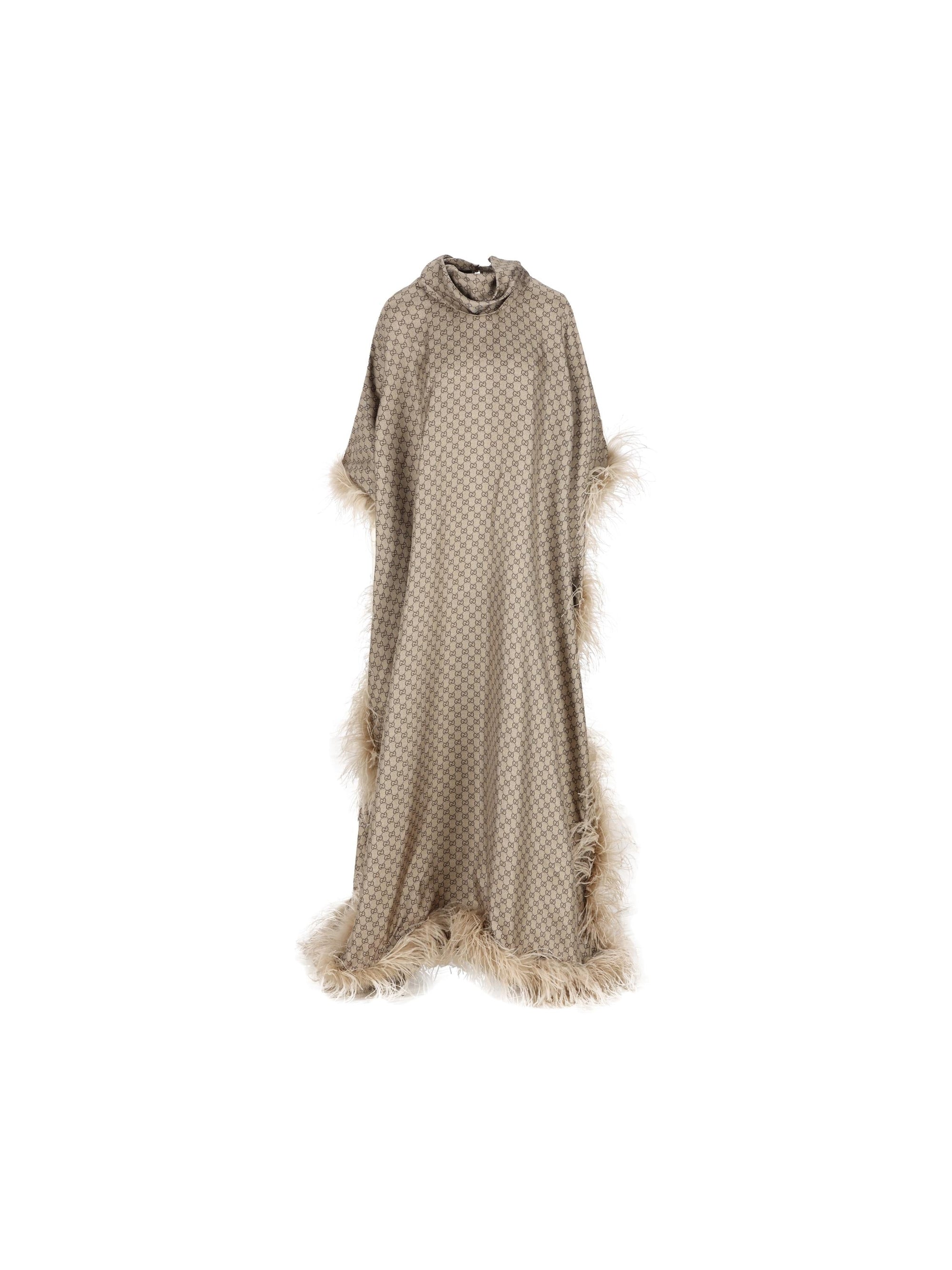 Abito Lungo In Twill DI Seta Gucci – Гарантія оригінальності – боковий вид