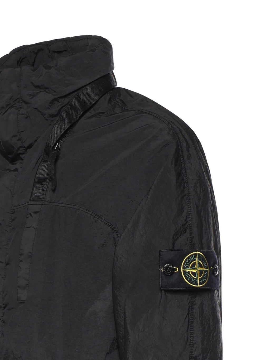 Оригінальна Giacca Con Colletto Rigido In Nylon Metal Stone island – вид ззаду