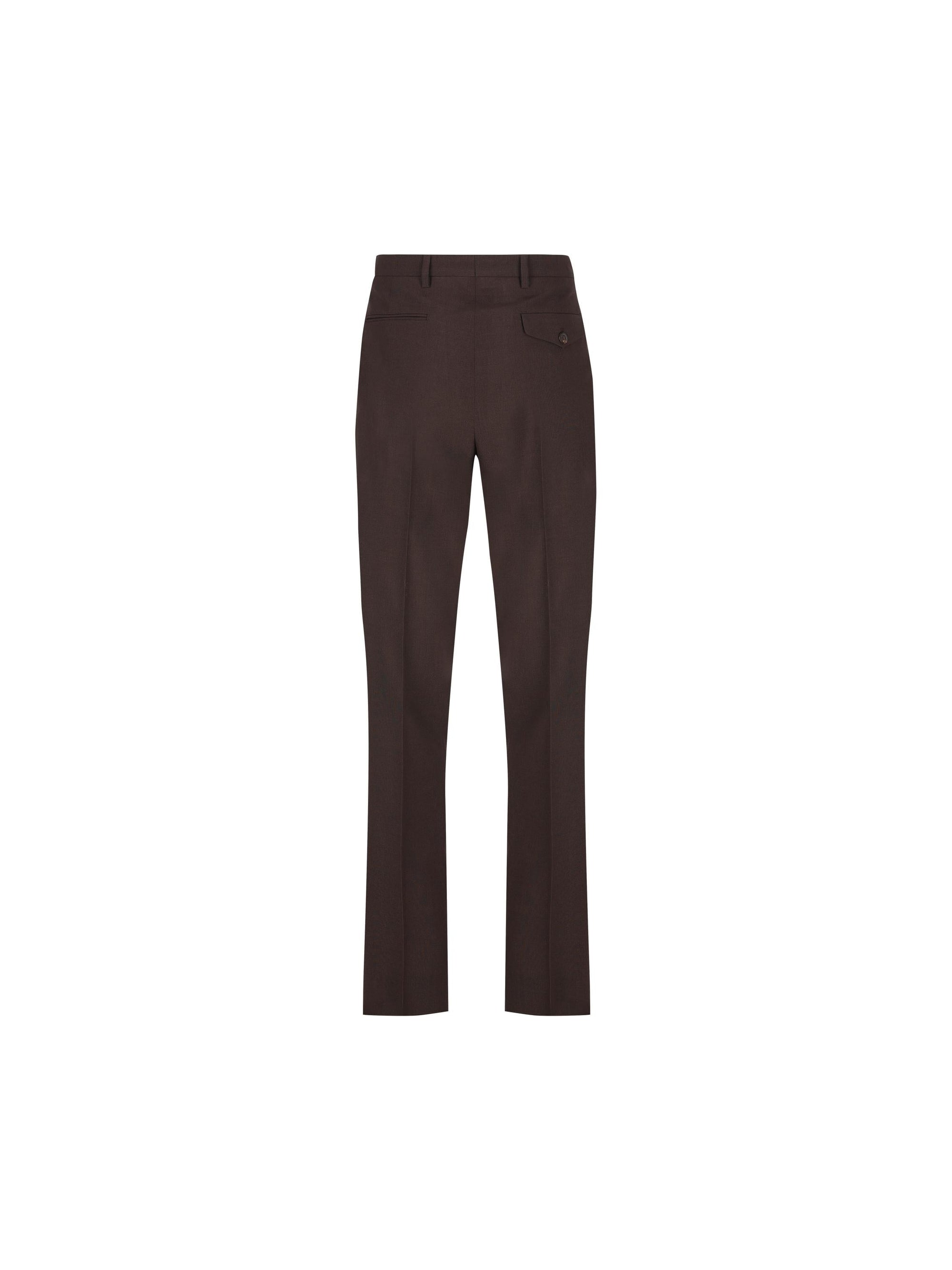Wool Trousers Prada – Гарантія оригінальності – вид ззаду
