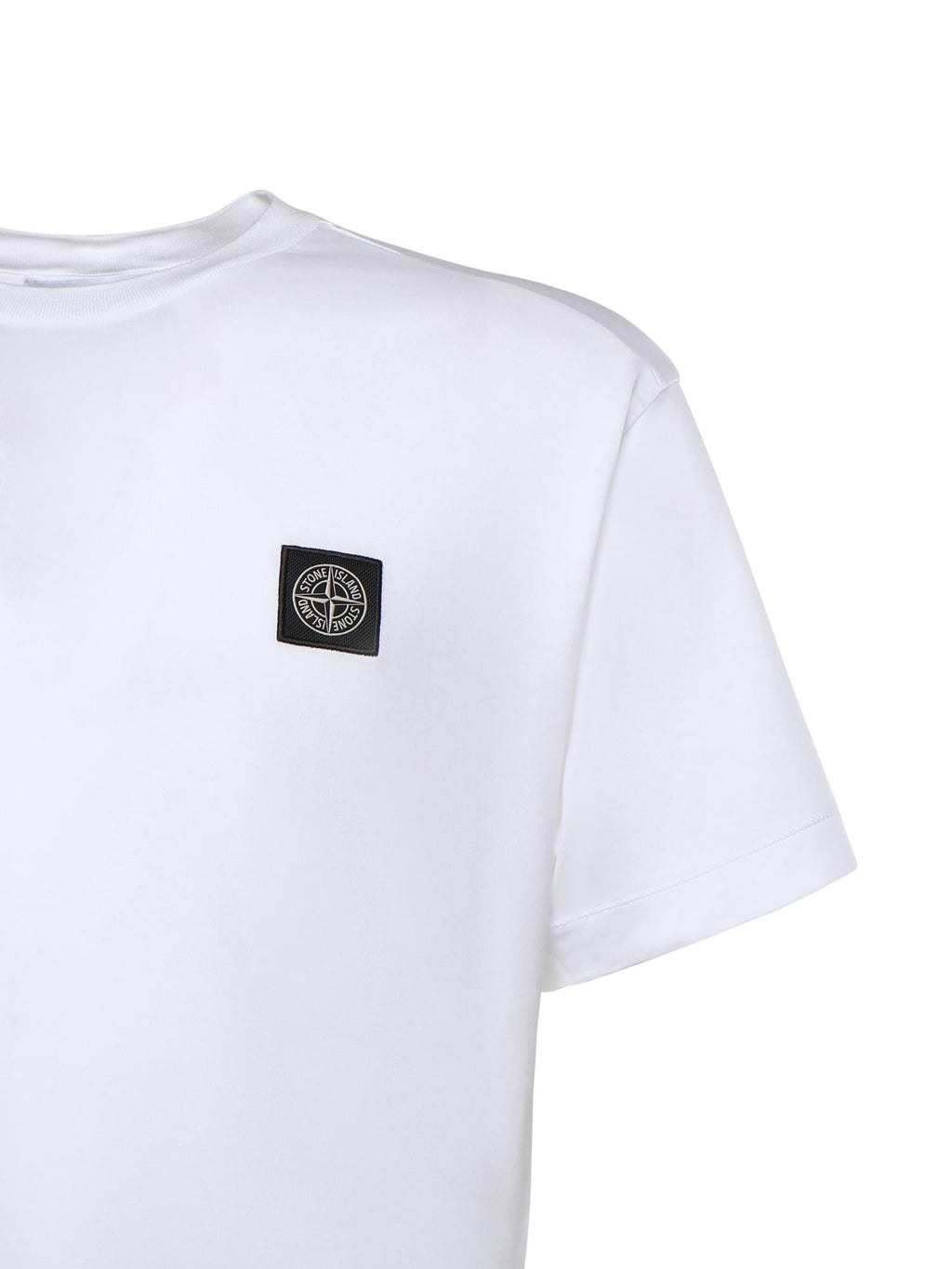 Оригінальна T-Shirt Con Patch Compass In Jersey DI Cotone Stone island – детальний вид