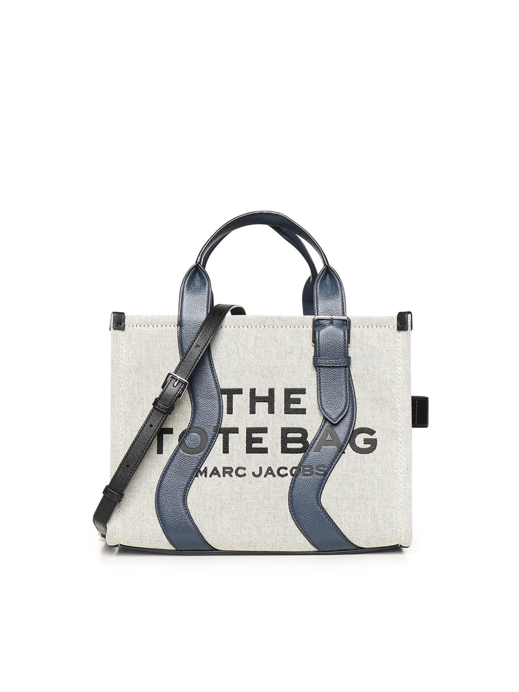 Borsa Tote The Wavy In Canvas Marc jacobs – Гарантія оригінальності – боковий вид