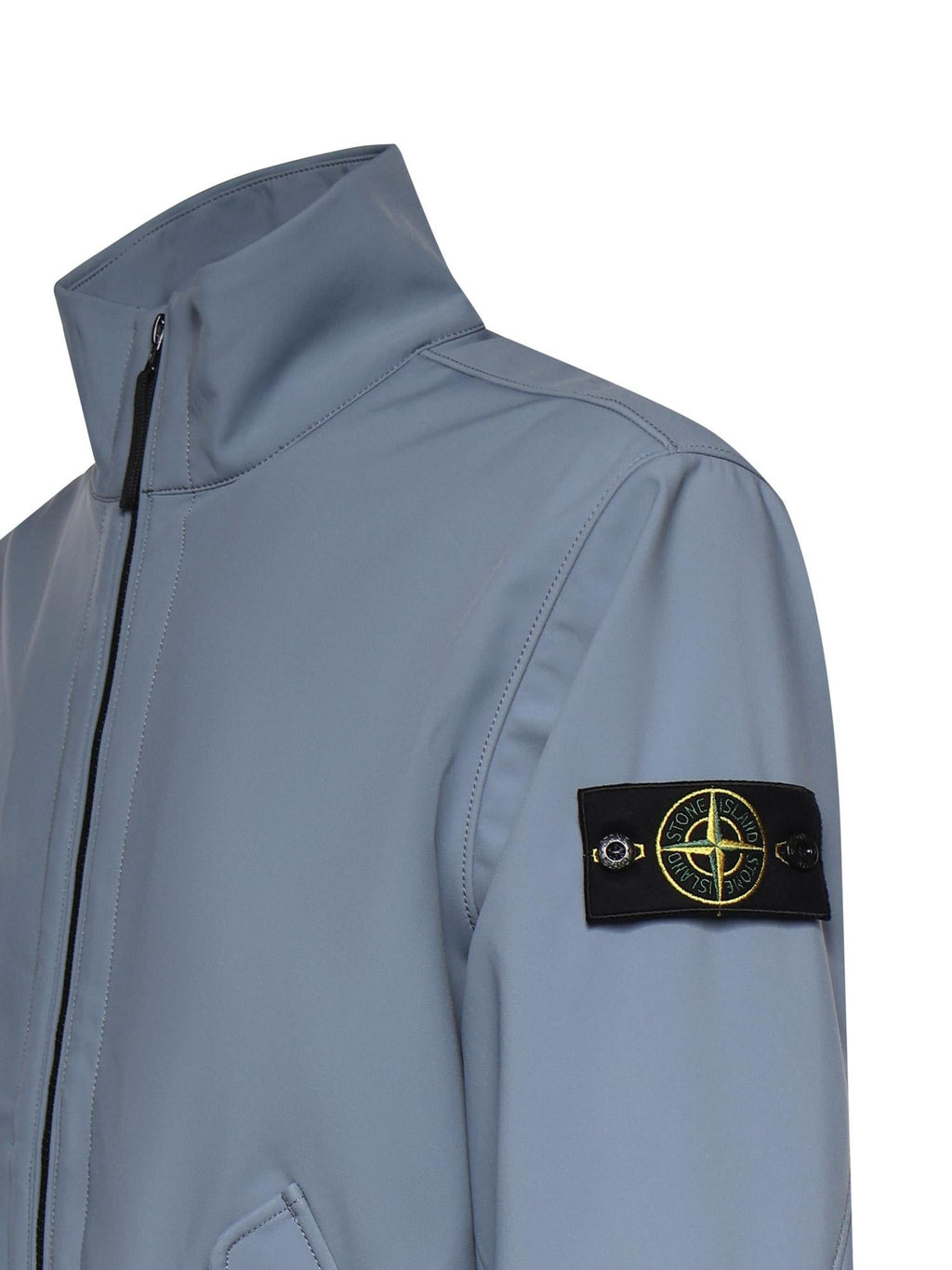 Оригінальна Giacca Light Soft Shell-R E.dye Technology Con Logo Stone island – вид ззаду