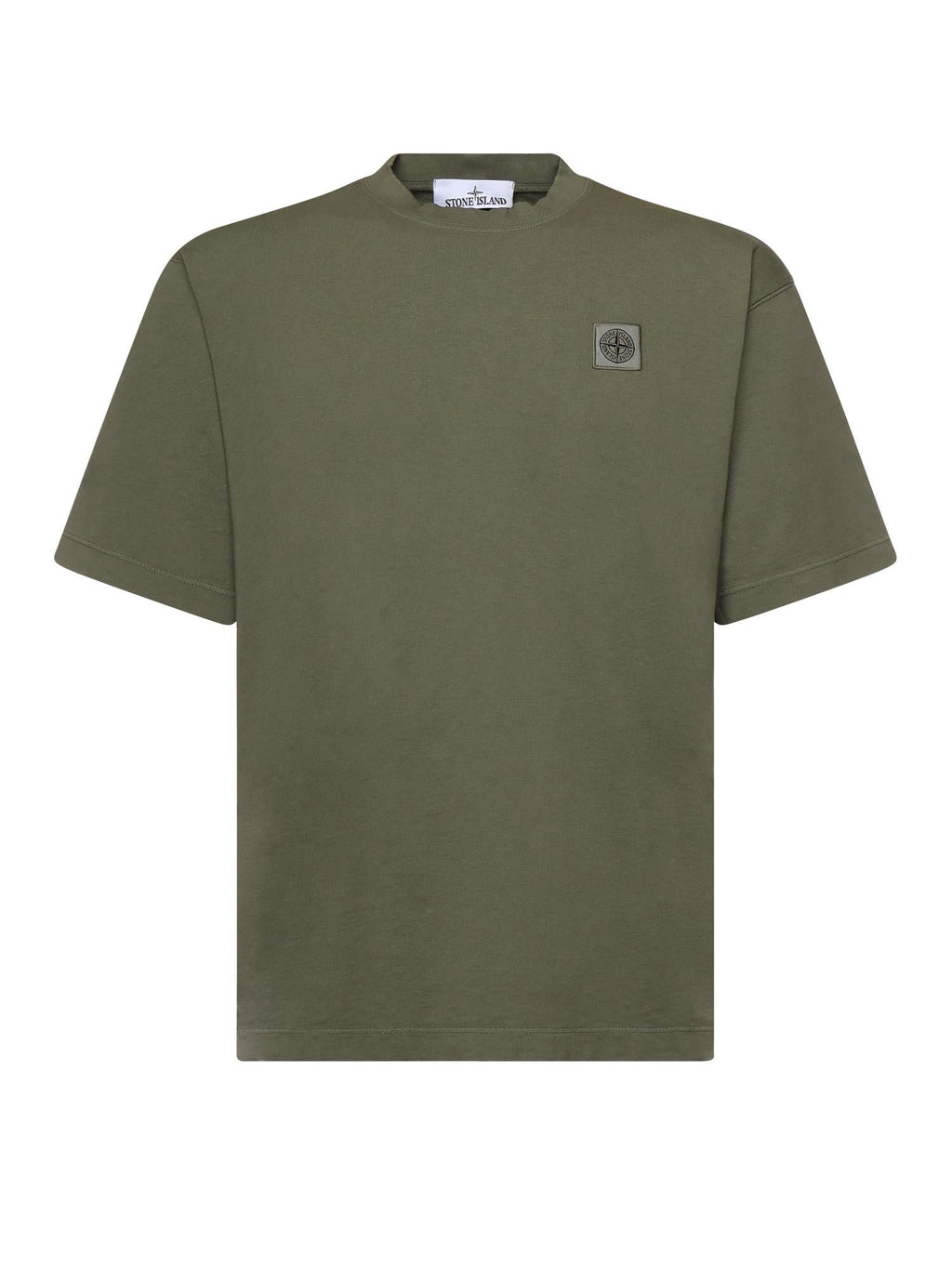Оригінальна T-Shirt Con Patch Compass In Jersey DI Cotone Stone island – боковий вид