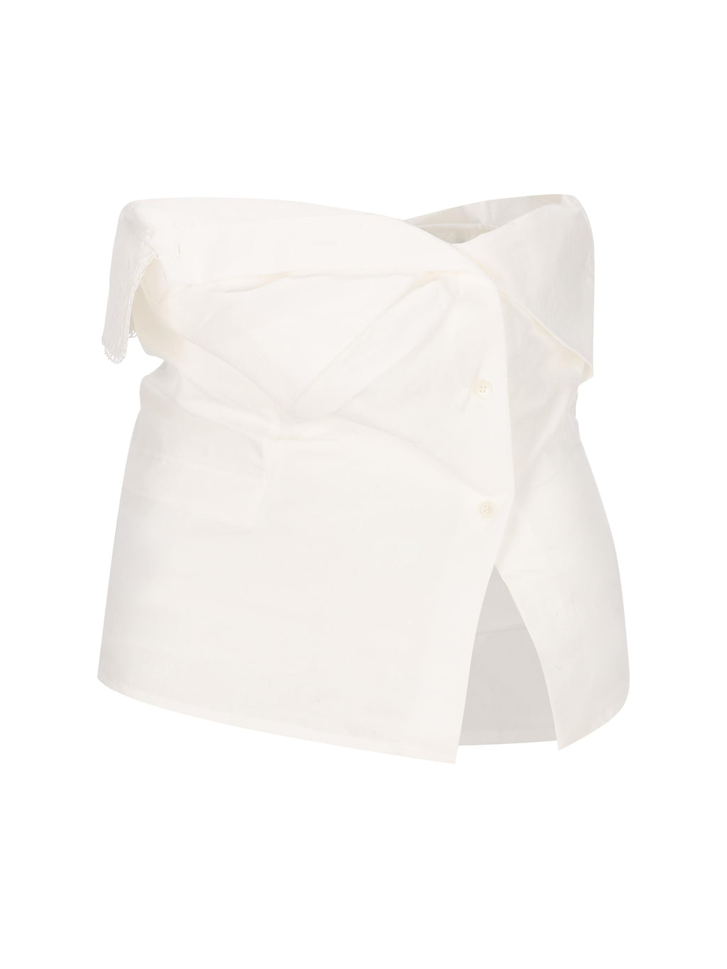 Оригінальна Cotton Poplin Top Miu miu – боковий вид
